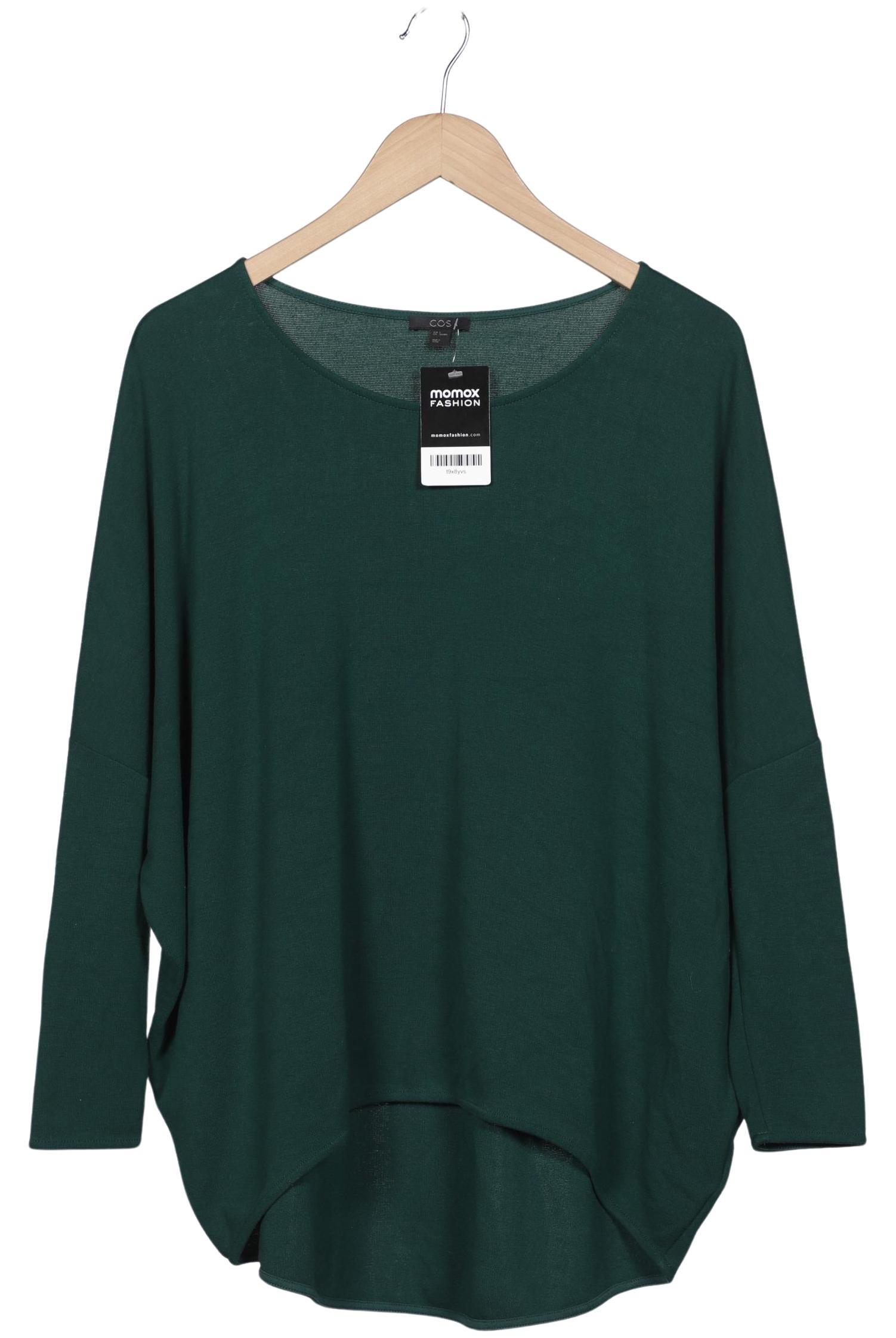 

COS Damen Sweatshirt, grün, Gr. 36