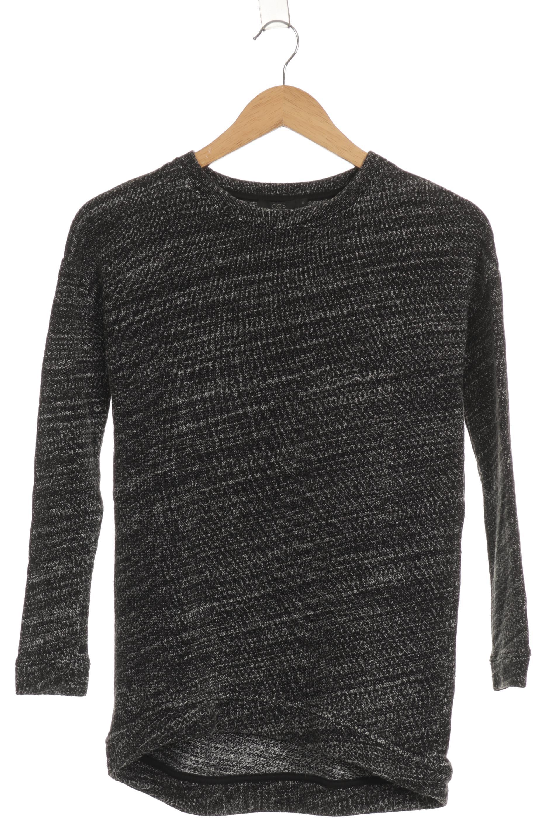 

COS Damen Sweatshirt, schwarz, Gr. 34