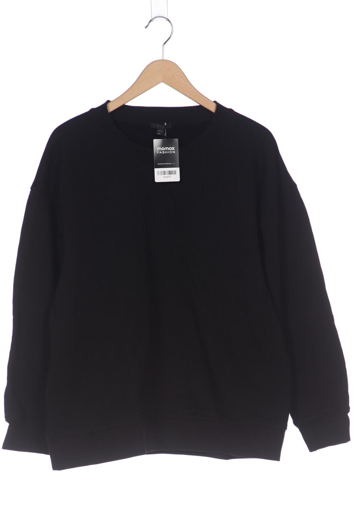 

COS Damen Sweatshirt, schwarz, Gr. 38