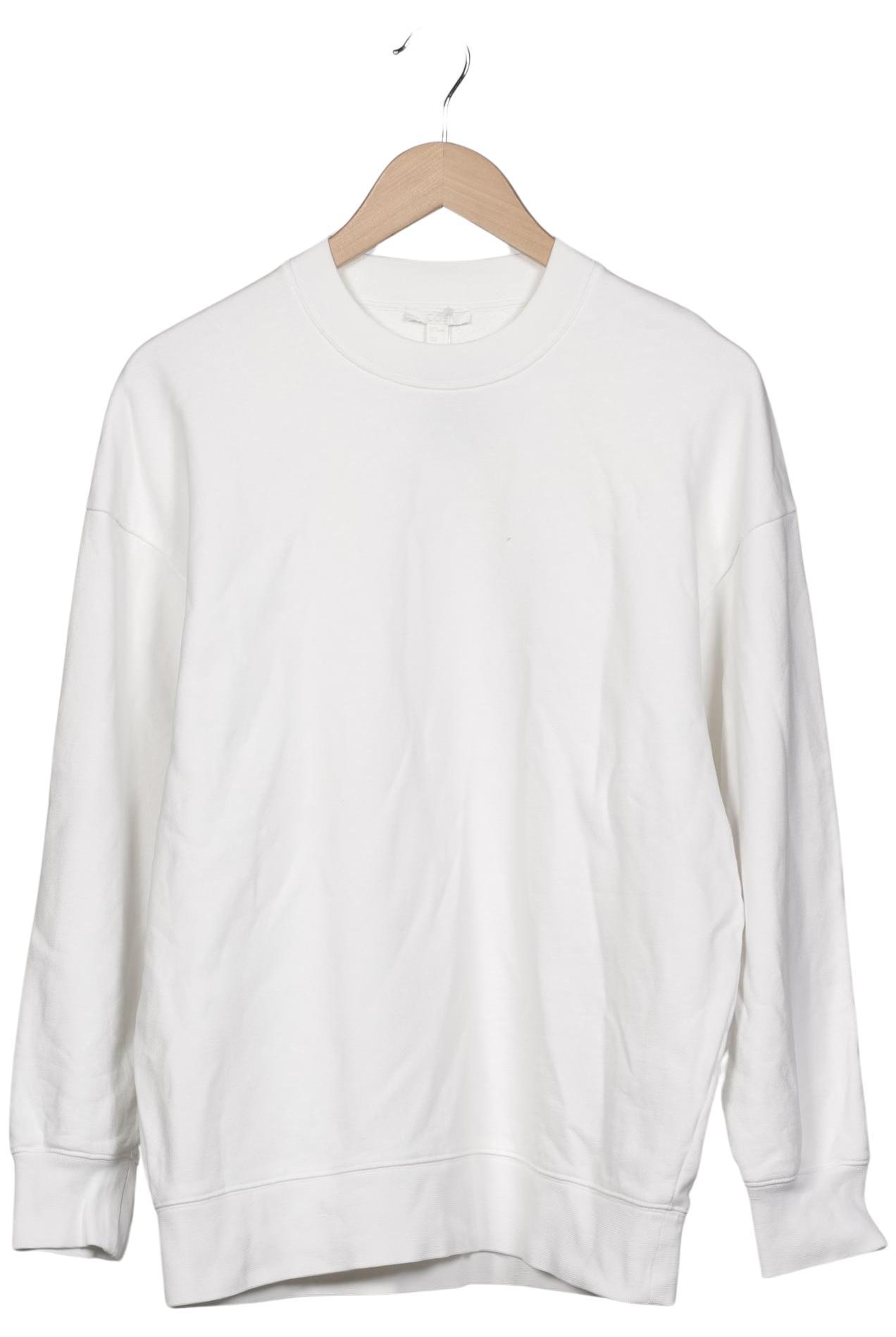 

COS Damen Sweatshirt, weiß, Gr. 36