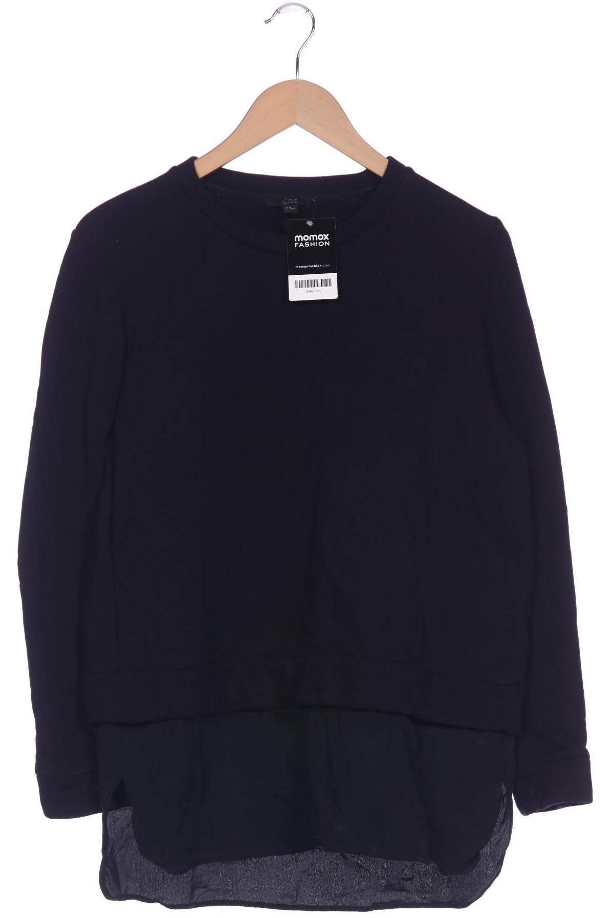 

COS Damen Sweatshirt, schwarz, Gr. 38