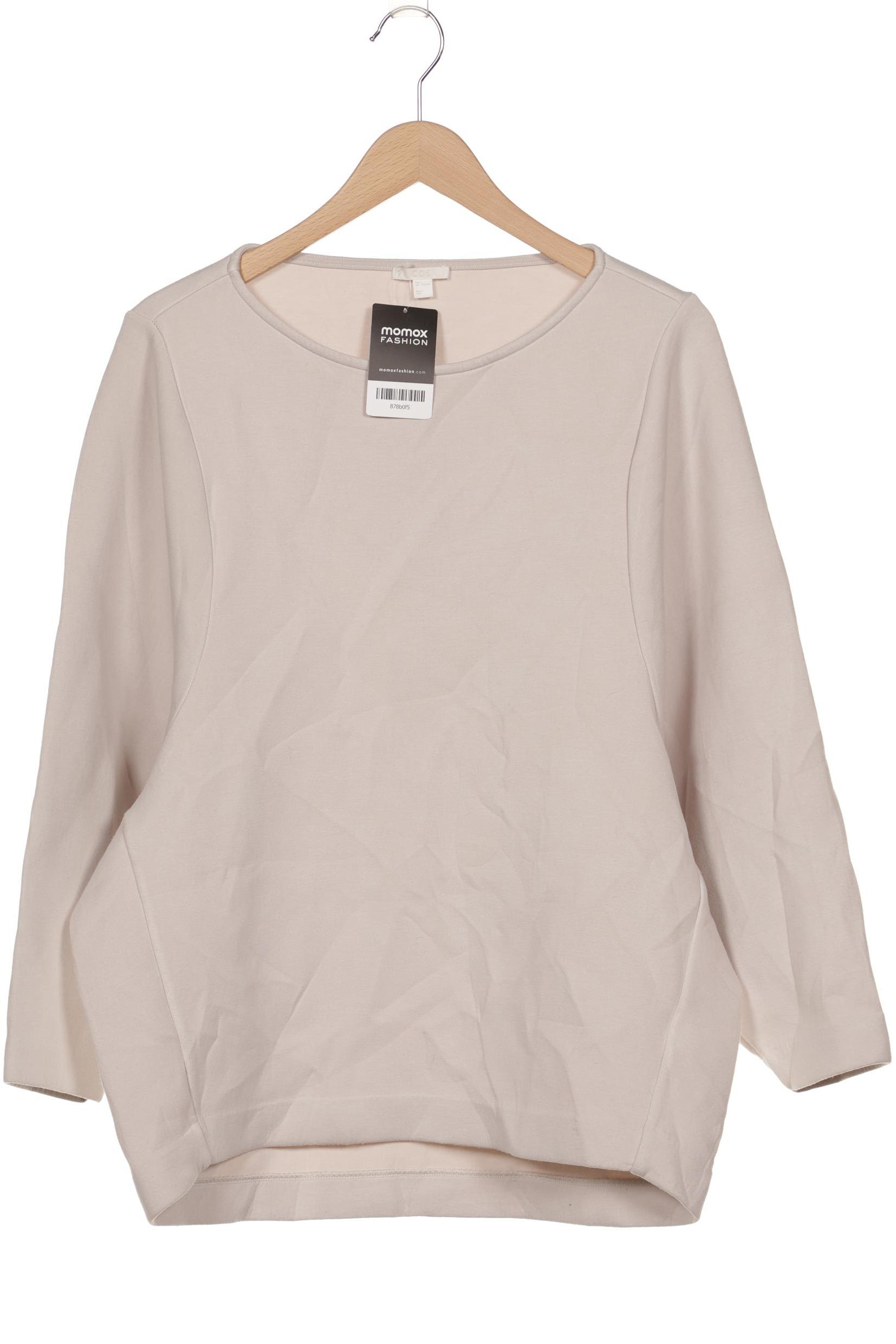 

COS Damen Sweatshirt, beige, Gr. 42