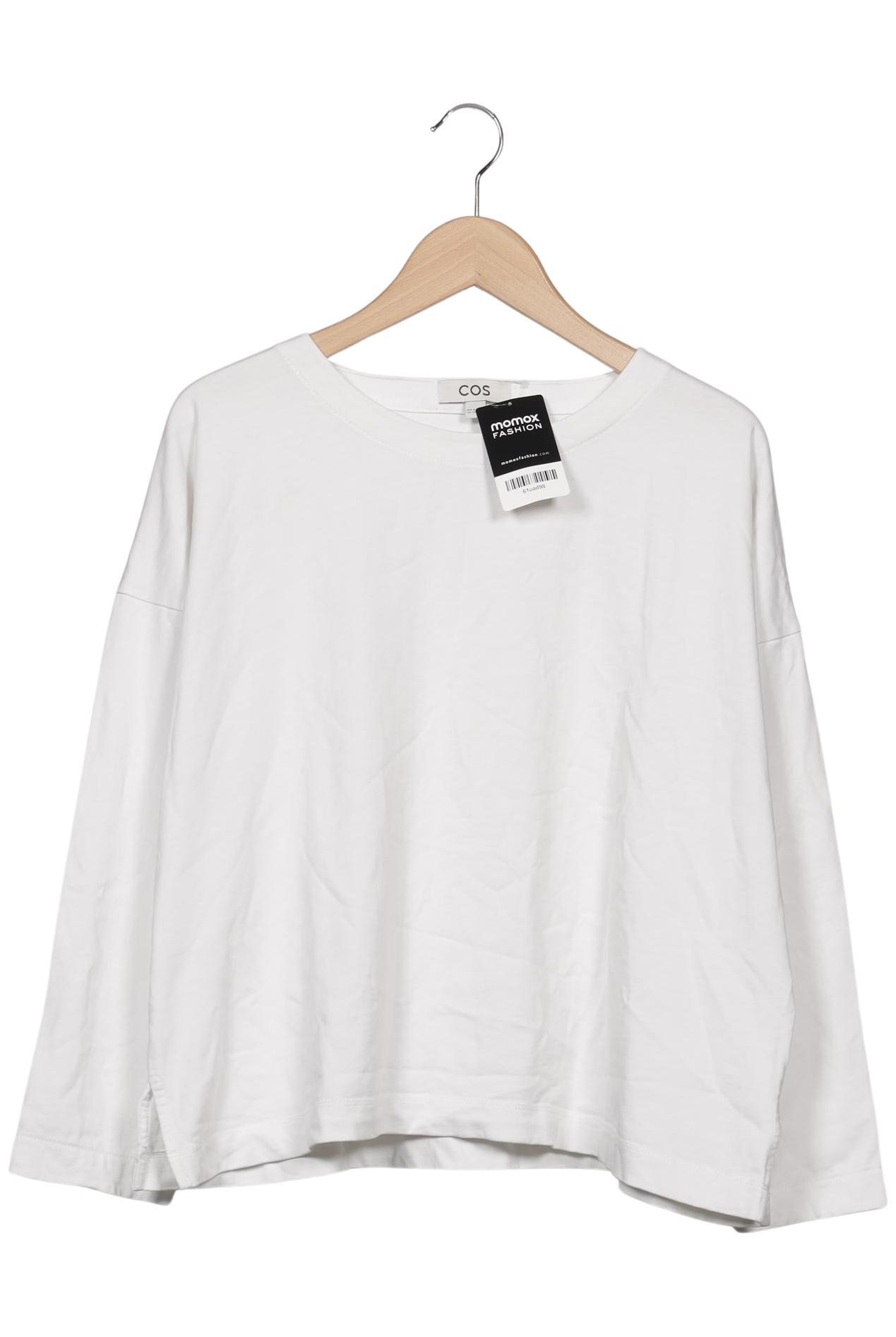 

COS Damen Sweatshirt, weiß, Gr. 38