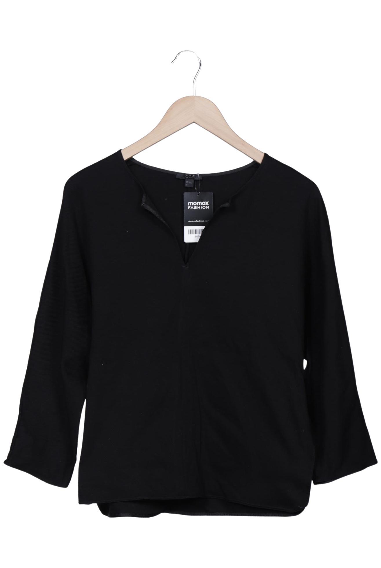 

COS Damen Sweatshirt, schwarz, Gr. 36