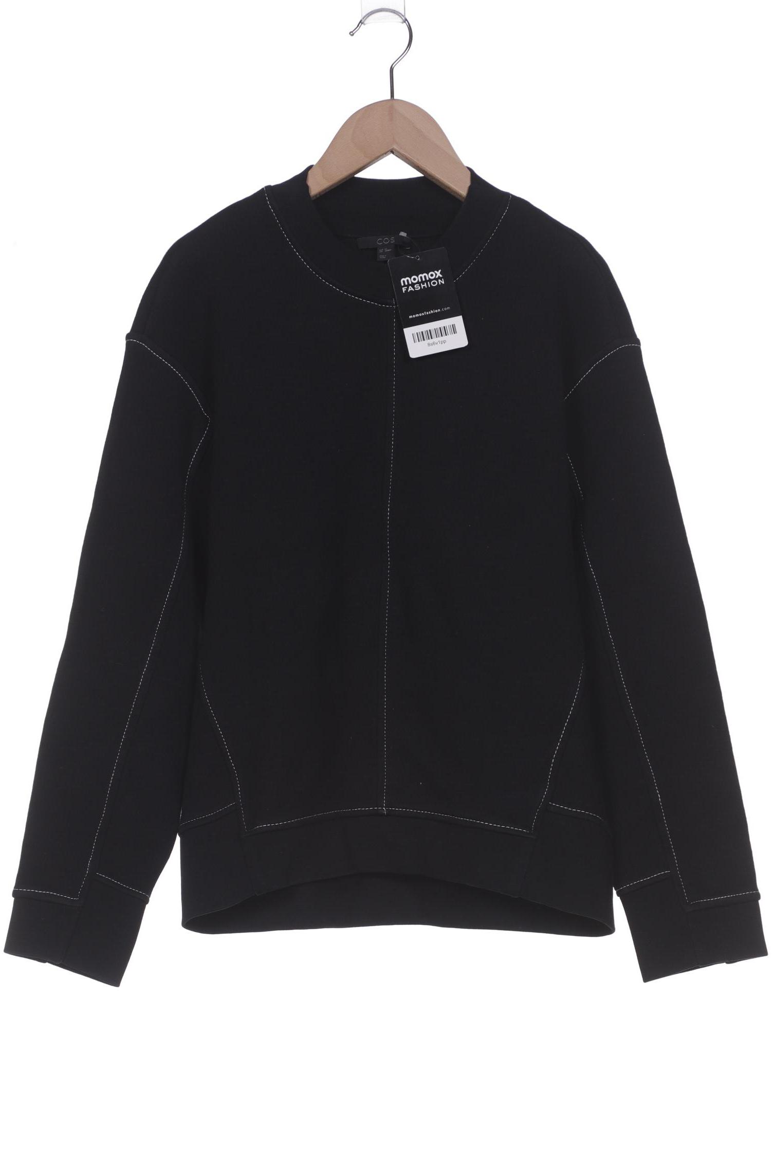 

COS Damen Sweatshirt, schwarz, Gr. 34