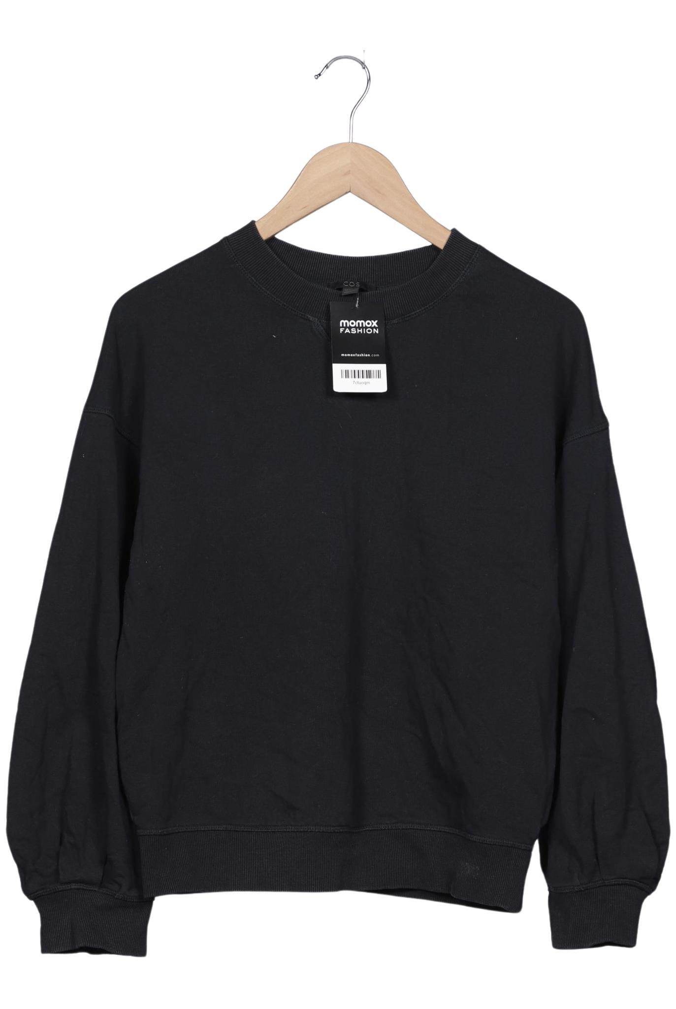 

COS Damen Sweatshirt, marineblau, Gr. 36