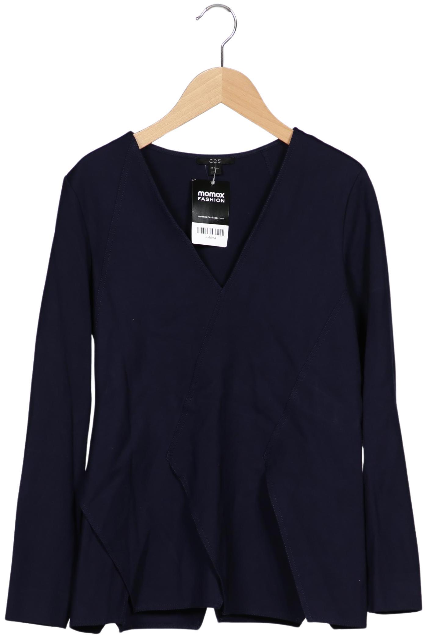

COS Damen Sweatshirt, marineblau, Gr. 36