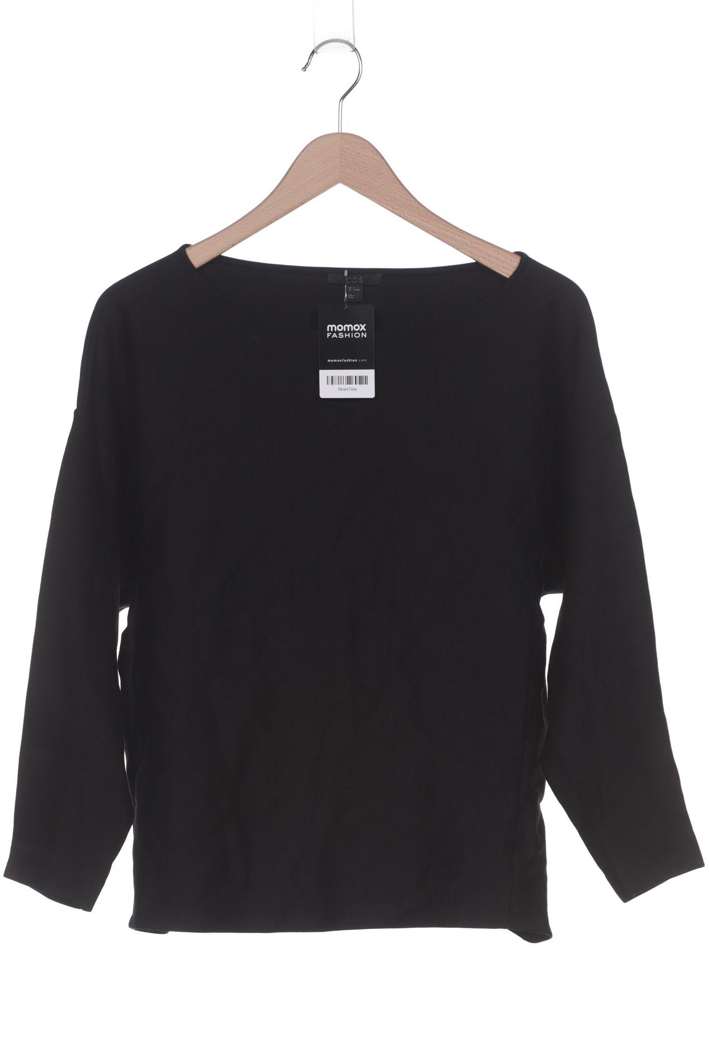 

COS Damen Sweatshirt, schwarz, Gr. 38