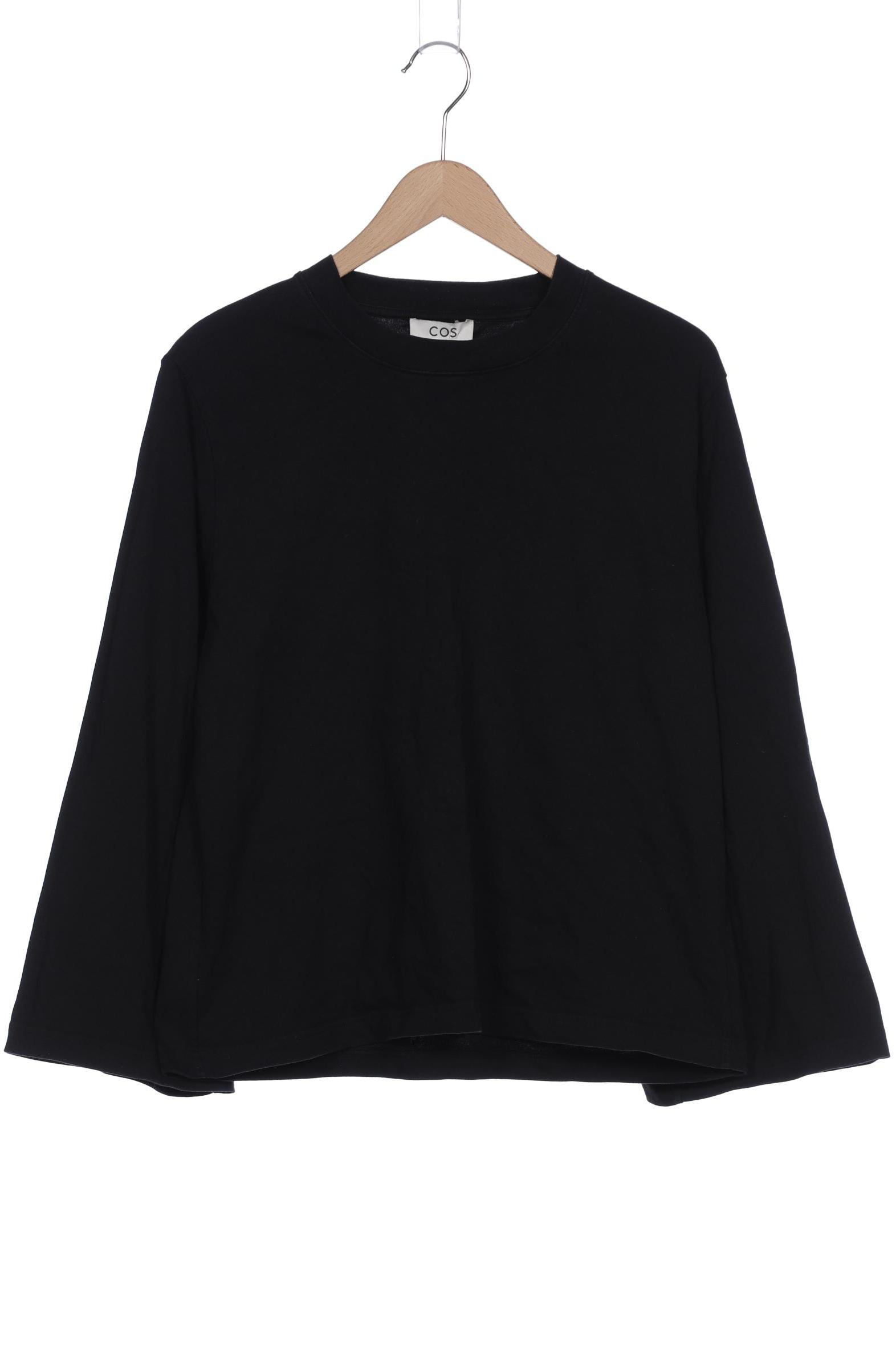 

COS Damen Sweatshirt, schwarz, Gr. 38