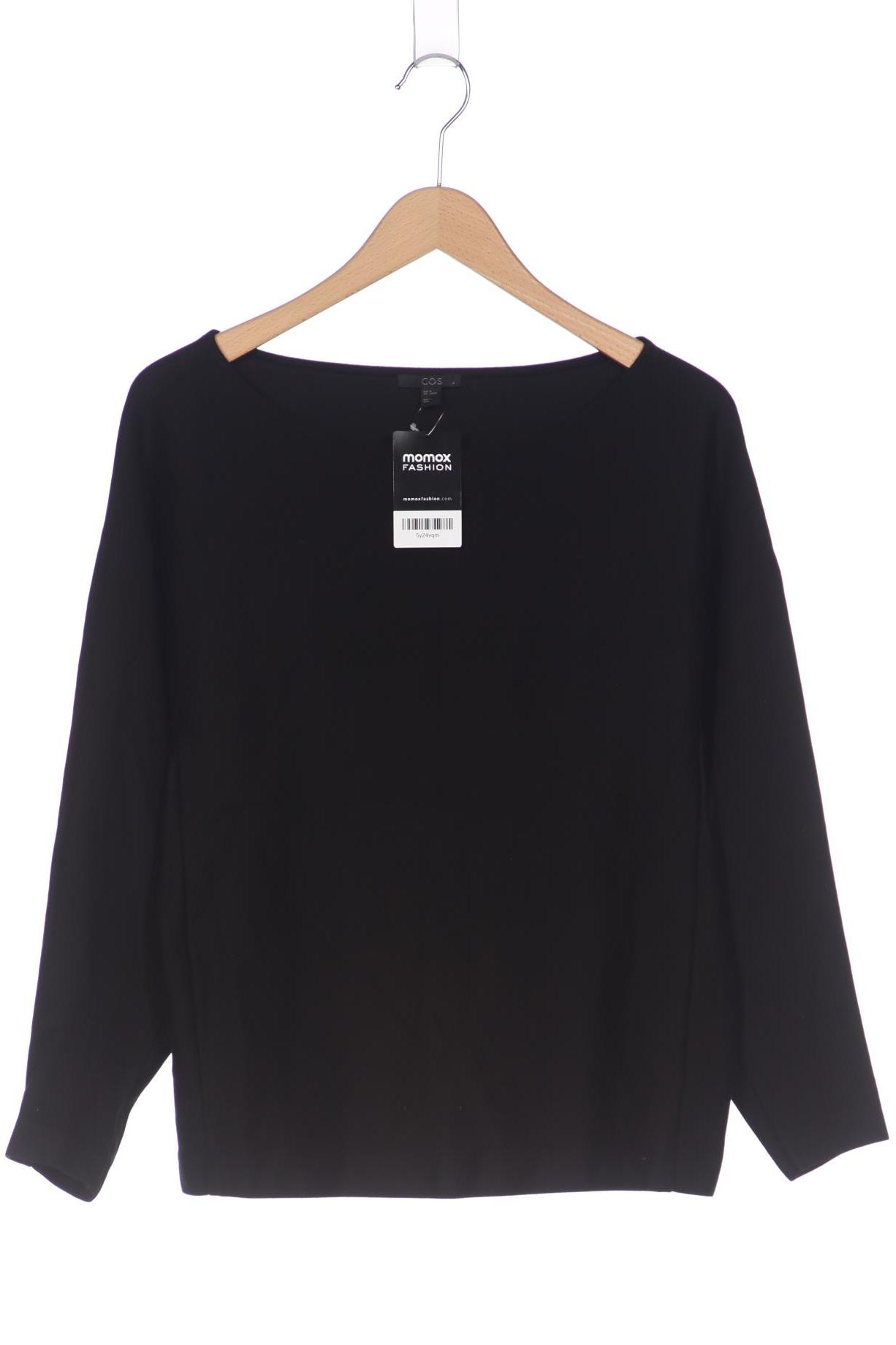 

COS Damen Sweatshirt, schwarz, Gr. 38