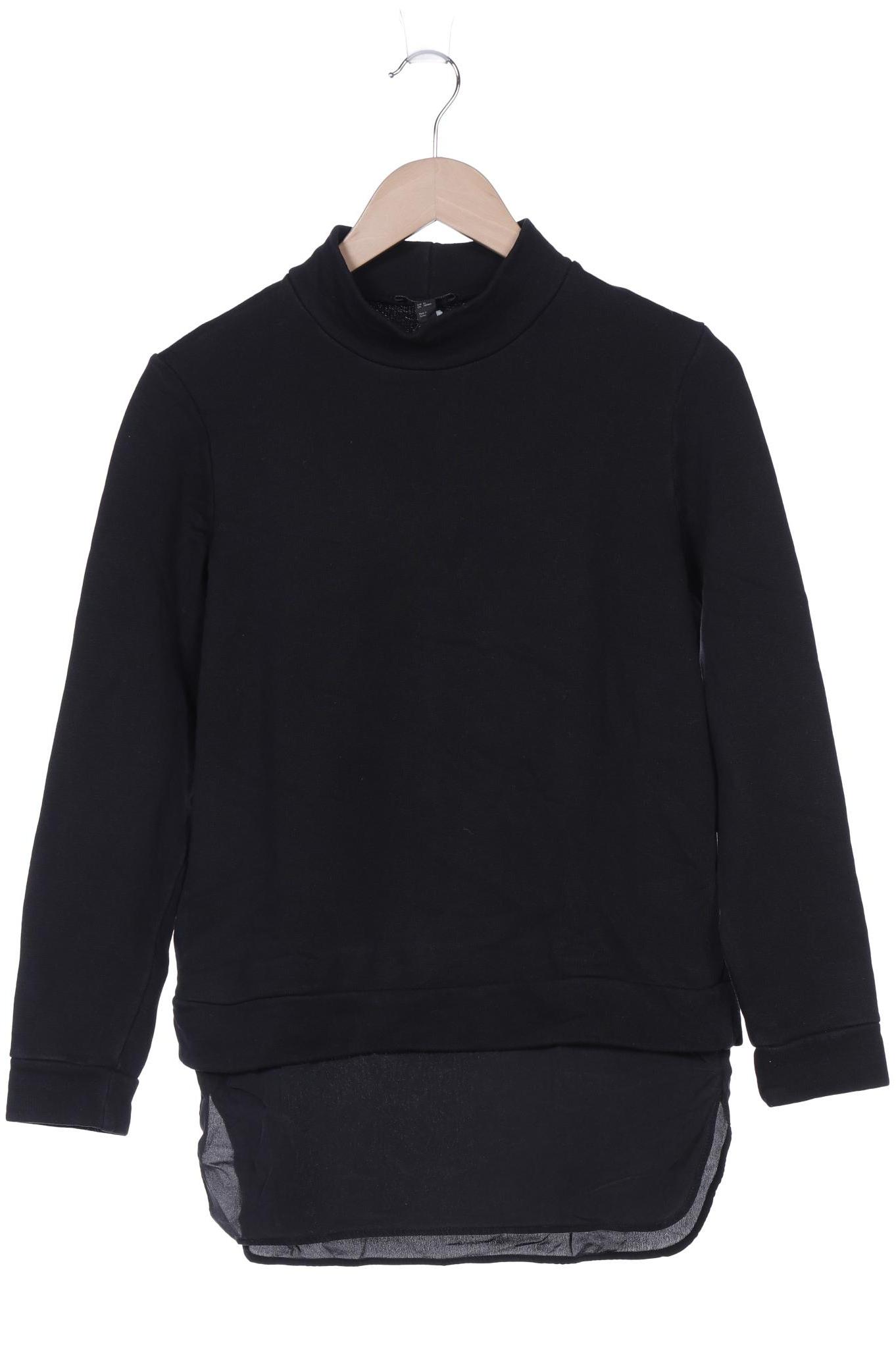 

COS Damen Sweatshirt, schwarz, Gr. 34
