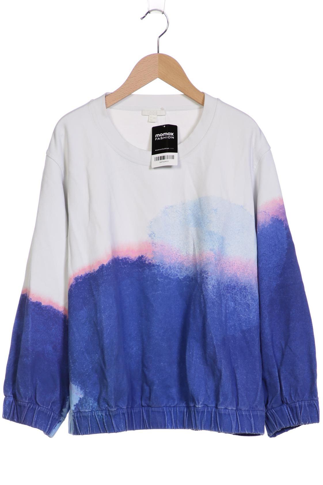 

COS Damen Sweatshirt, blau, Gr. 36