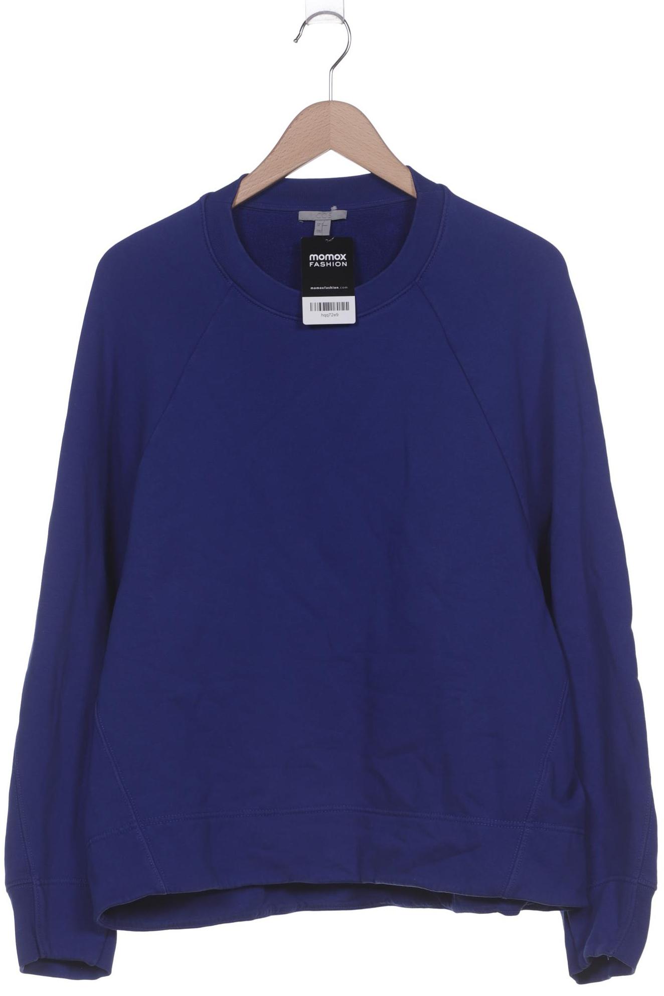 

COS Damen Sweatshirt, blau, Gr. 38