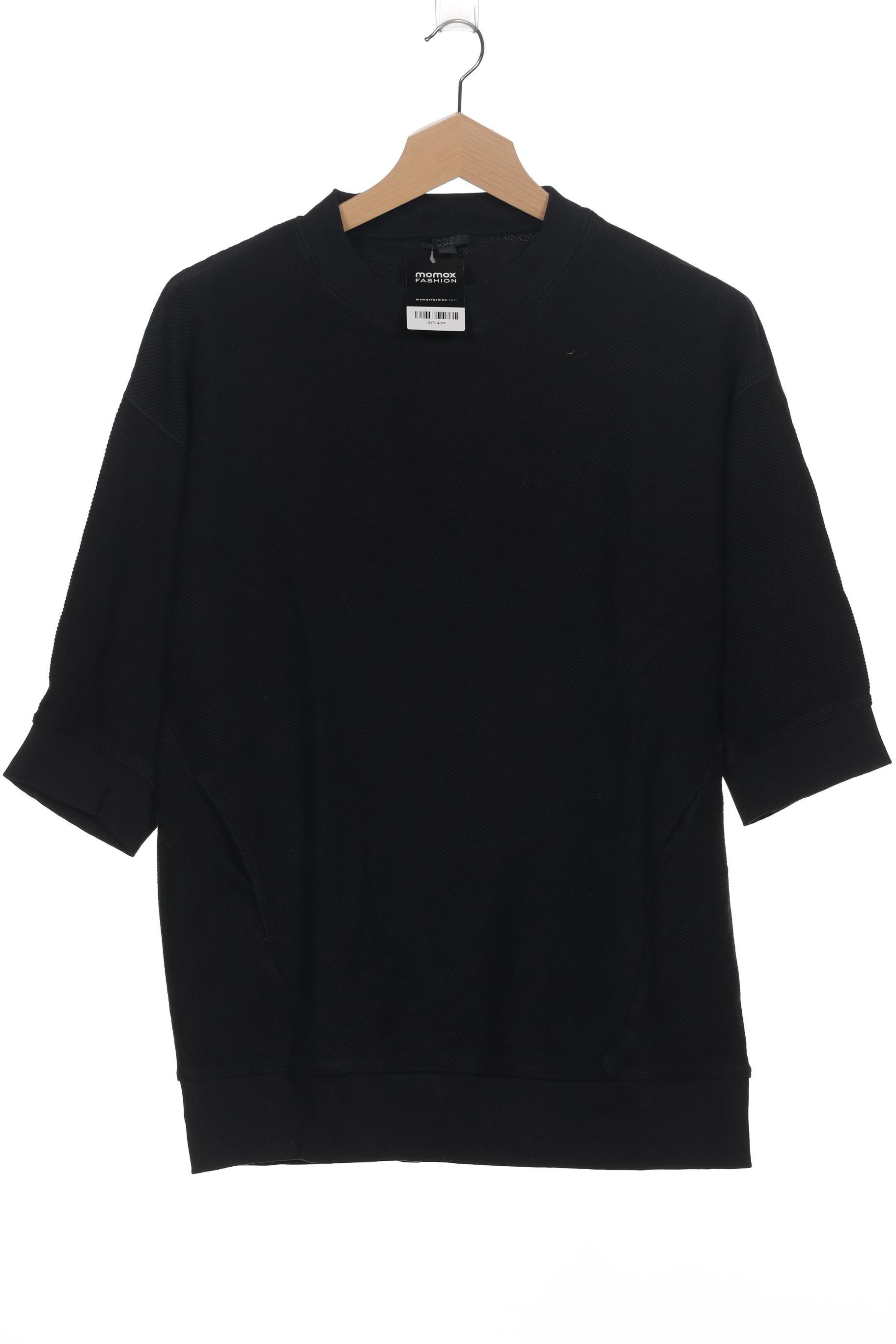 

COS Damen Sweatshirt, schwarz, Gr. 38