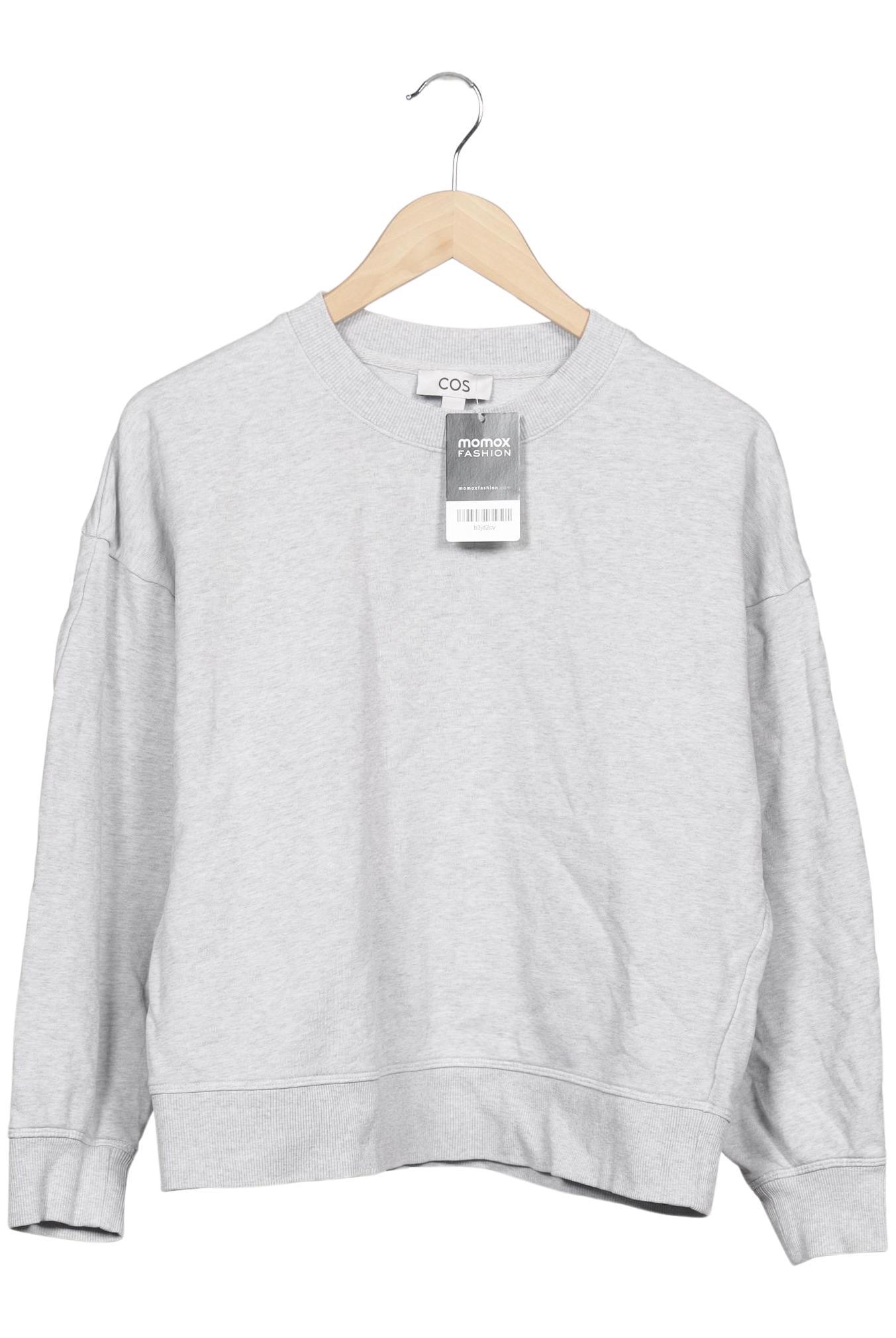 

COS Damen Sweatshirt, grau, Gr. 34