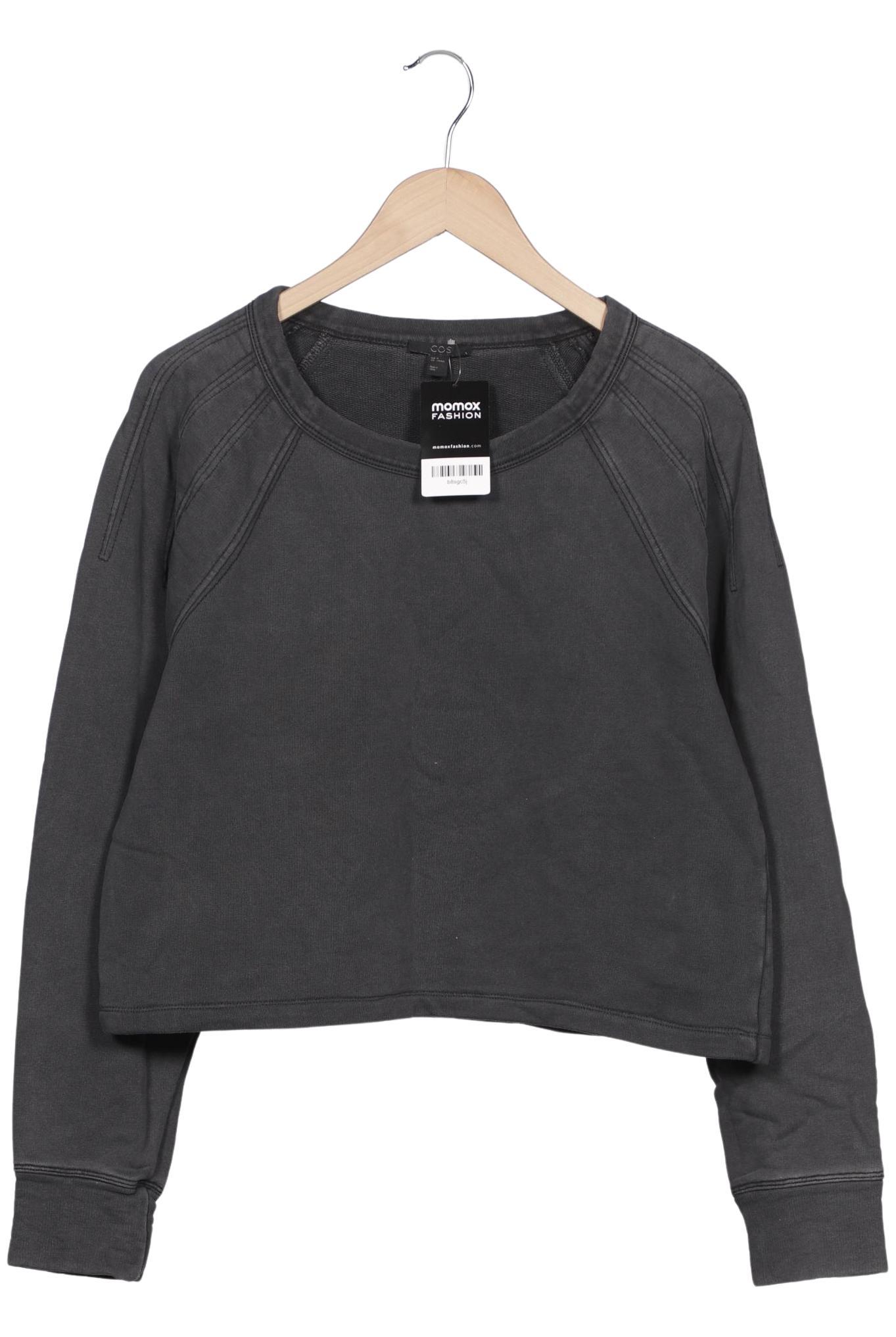 

COS Damen Sweatshirt, grau, Gr. 38