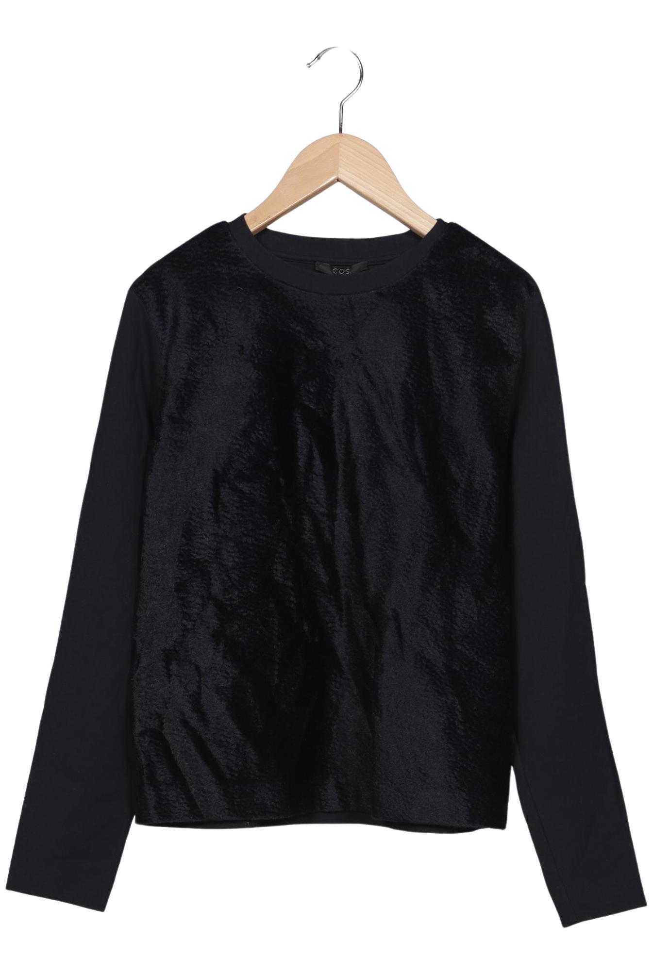 

COS Damen Sweatshirt, marineblau, Gr. 38