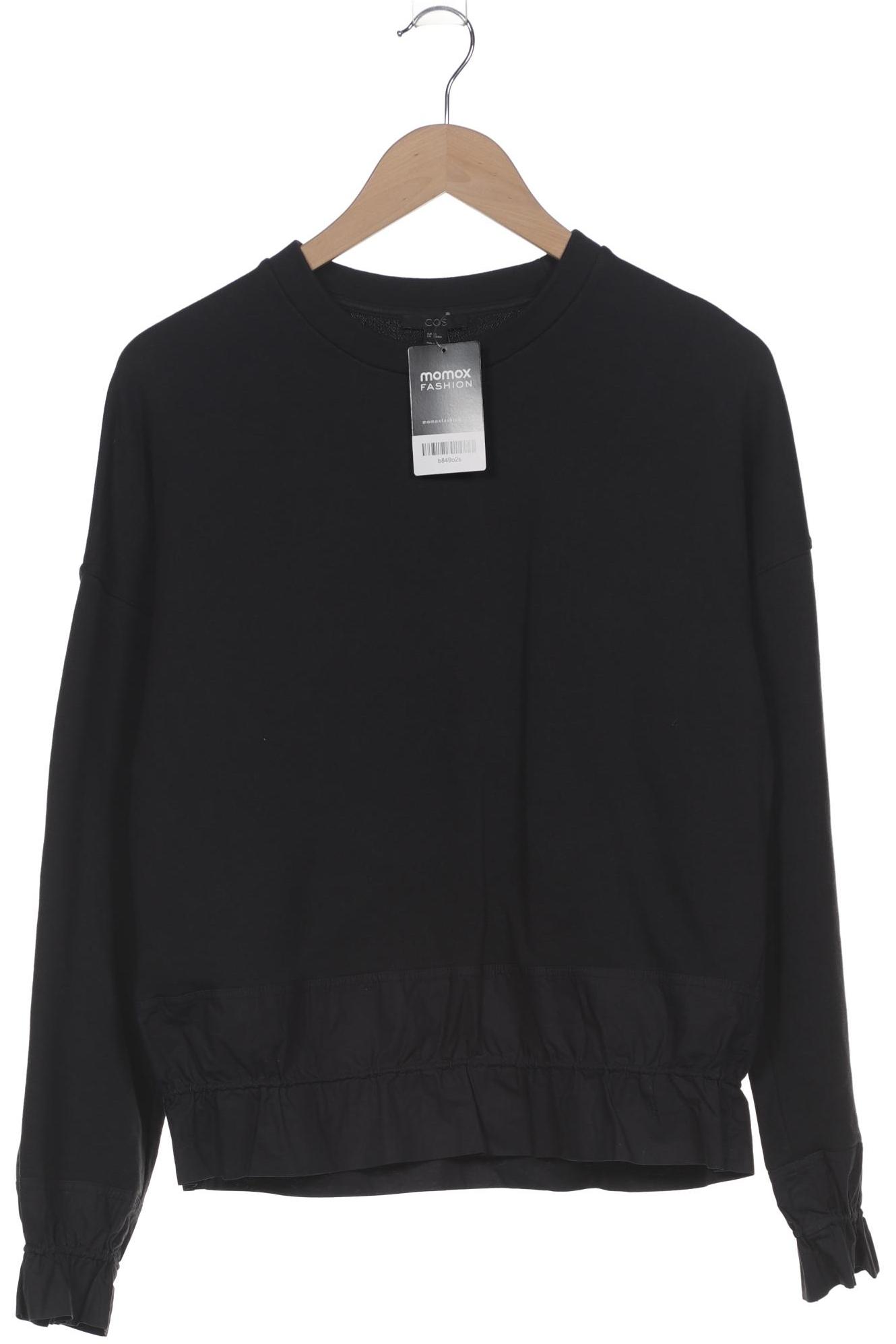 

COS Damen Sweatshirt, schwarz, Gr. 34