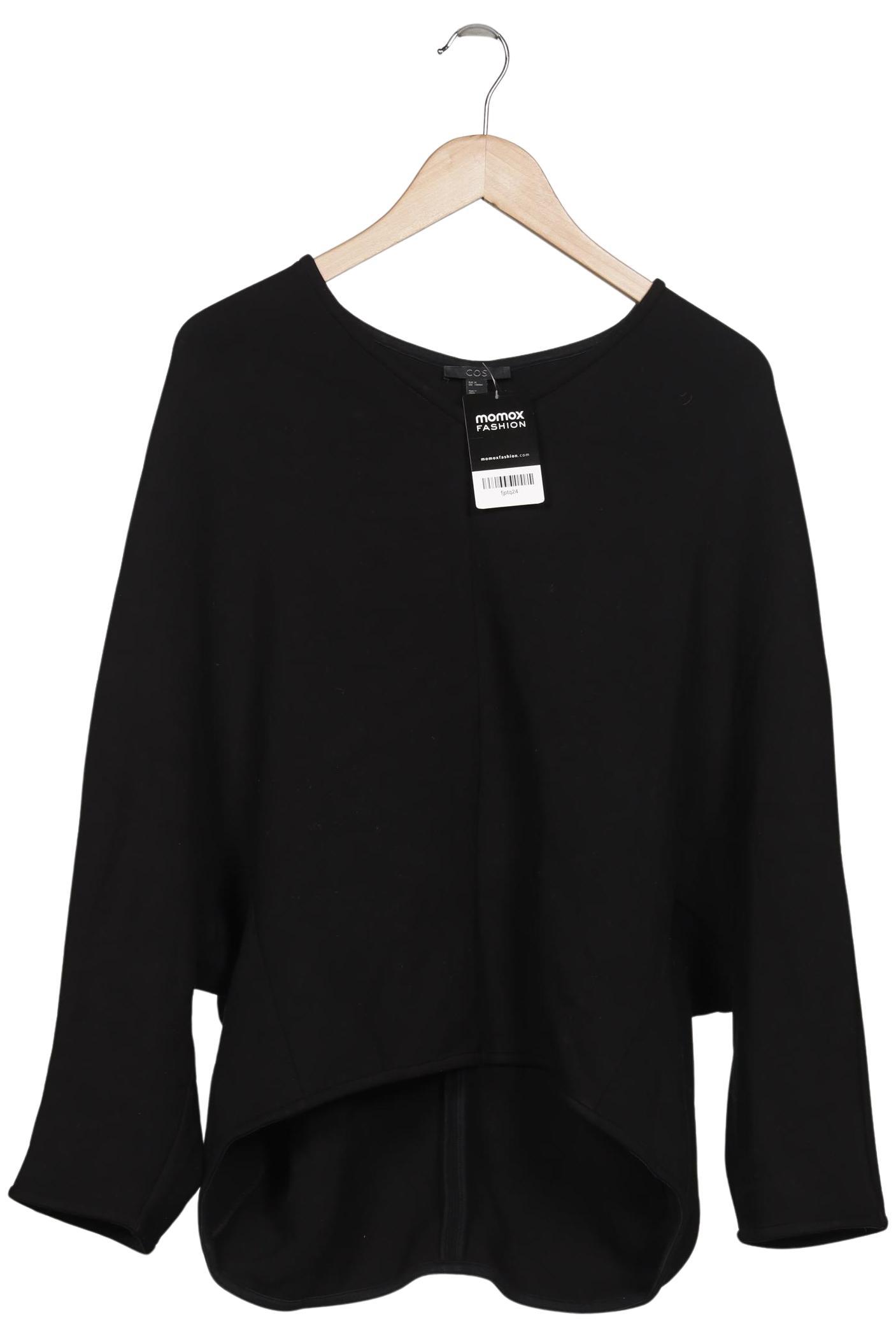 

COS Damen Sweatshirt, schwarz, Gr. 38
