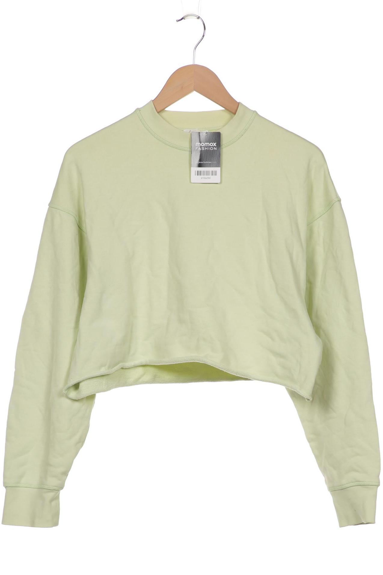 

COS Damen Sweatshirt, hellgrün, Gr. 34