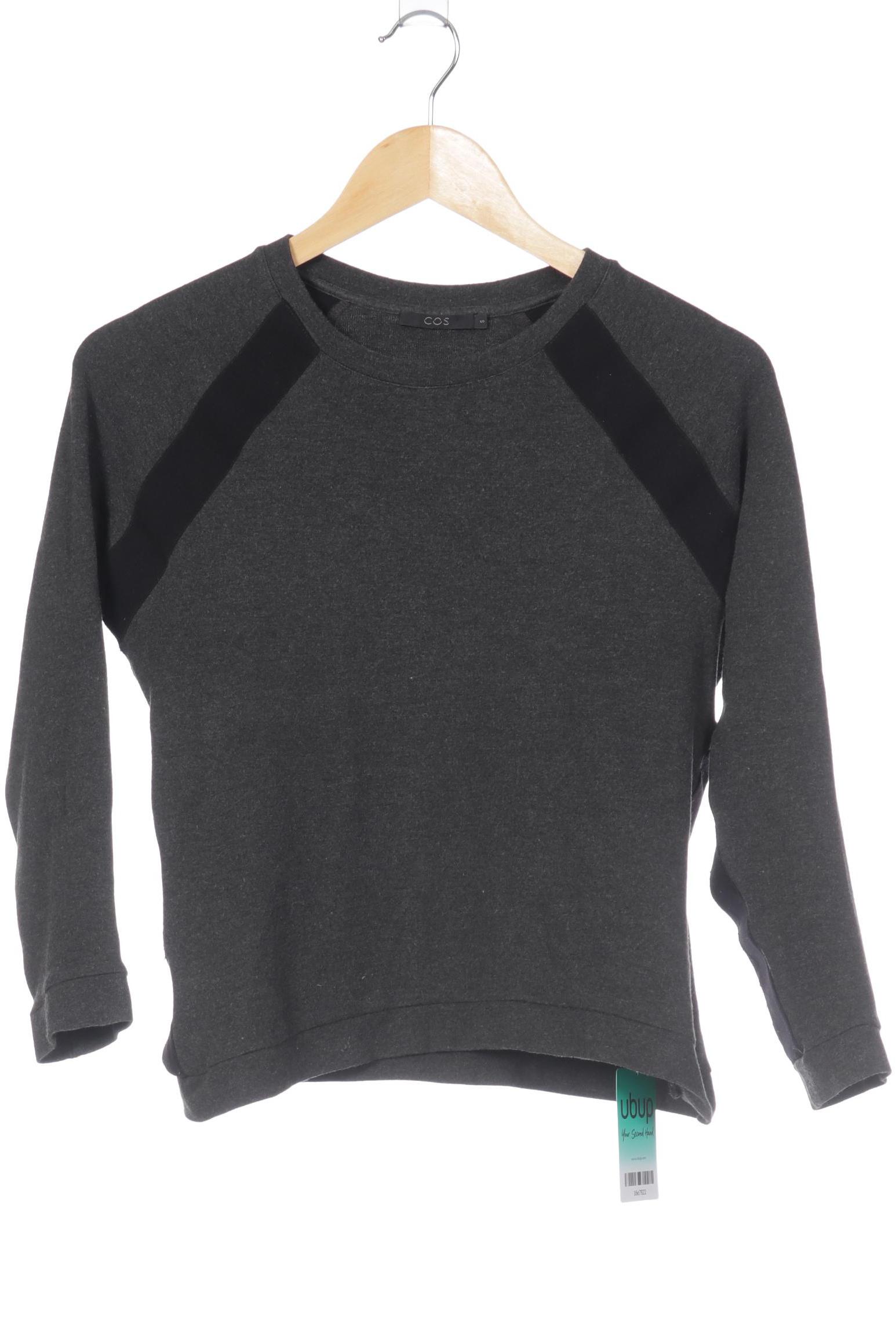 

COS Damen Sweatshirt, schwarz, Gr. 36