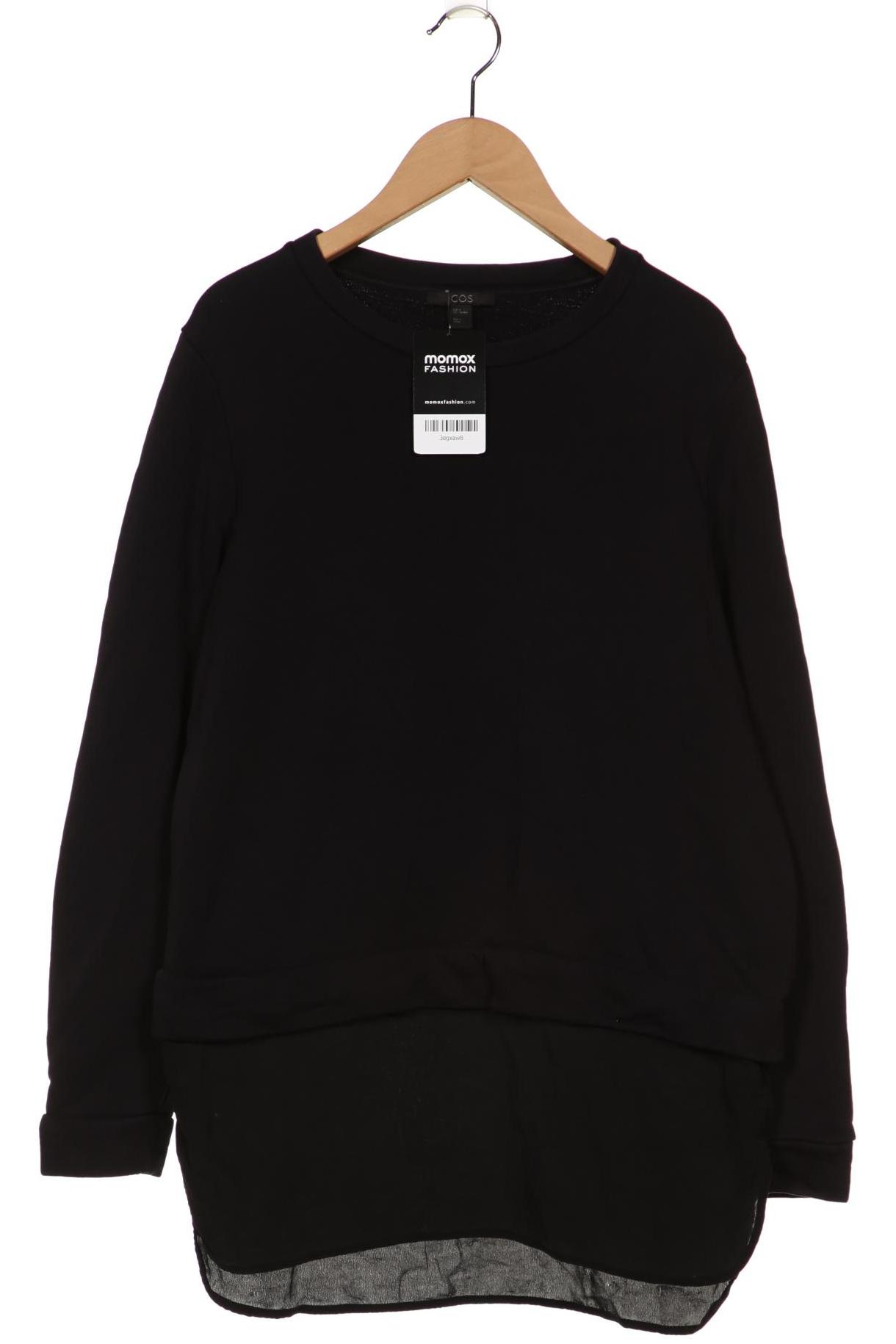 

COS Damen Sweatshirt, schwarz