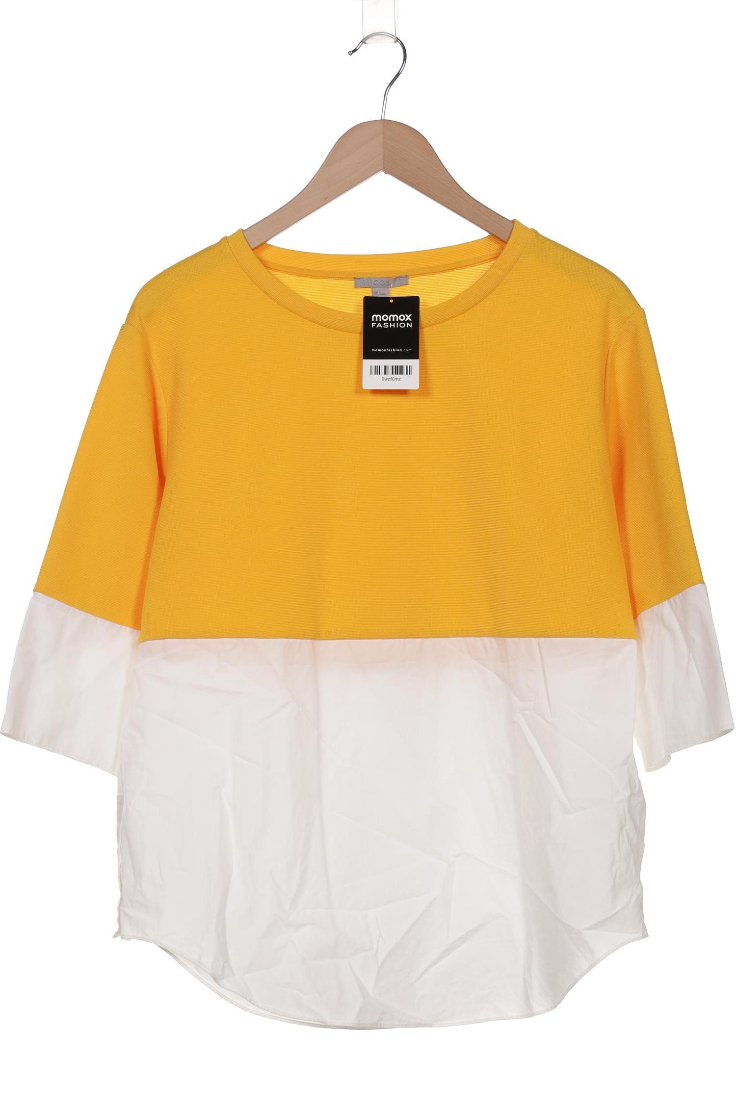 

COS Damen Sweatshirt, gelb, Gr. 36
