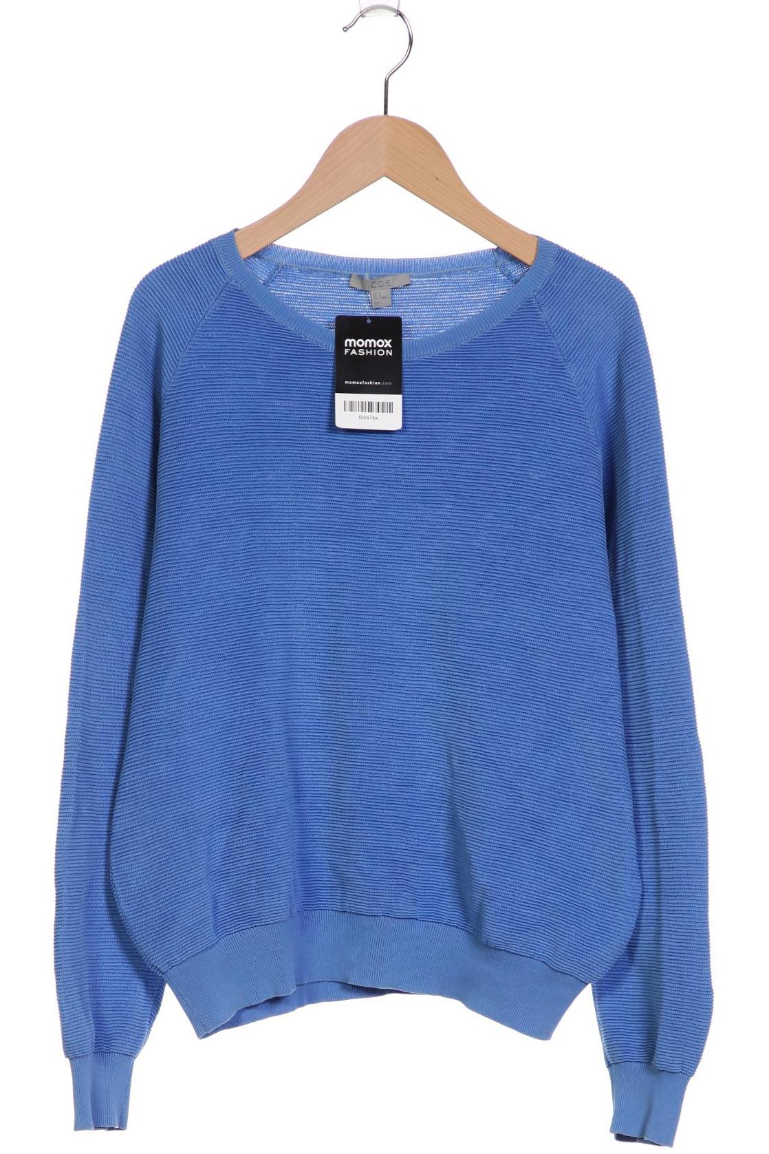 

COS Damen Sweatshirt, blau, Gr. 38