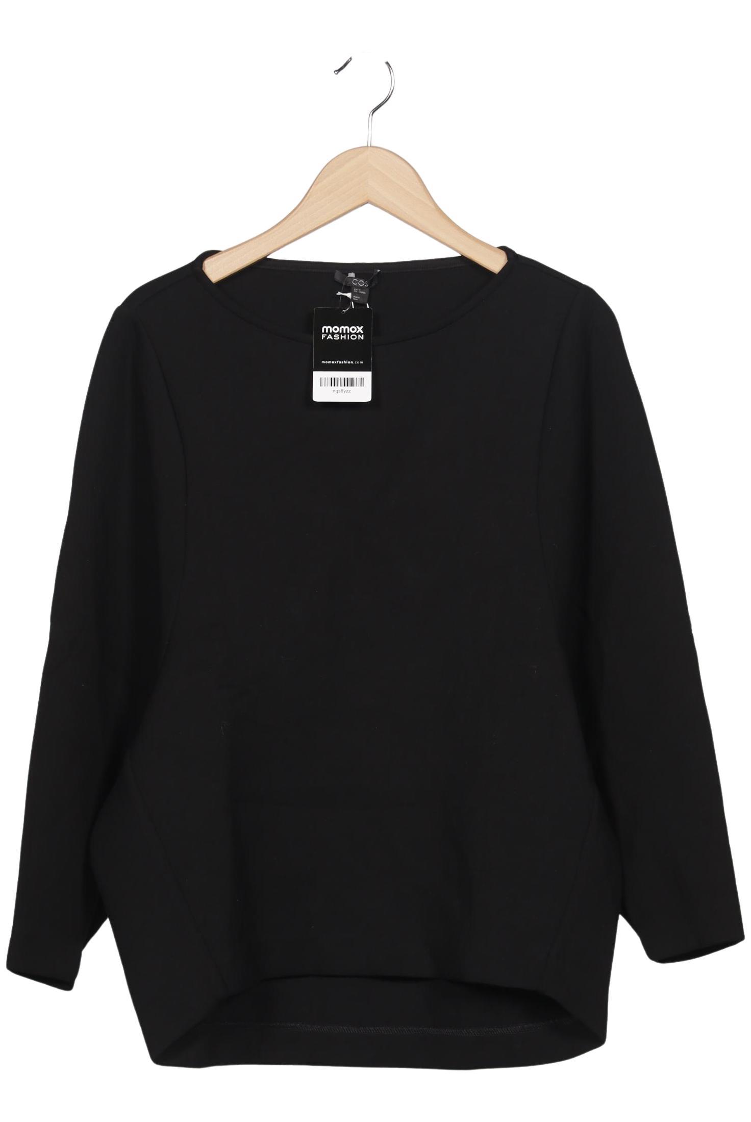 

COS Damen Sweatshirt, schwarz, Gr. 38