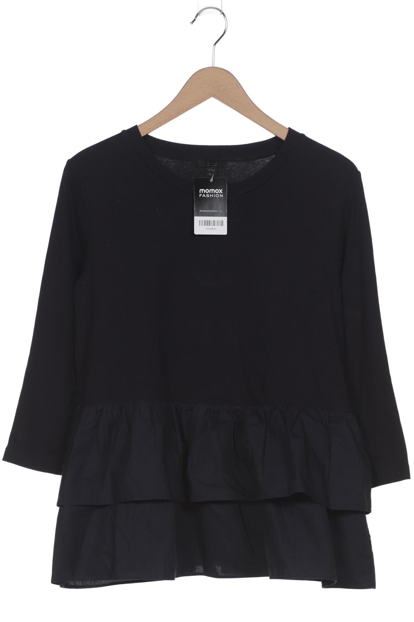 

COS Damen Sweatshirt, marineblau, Gr. 38