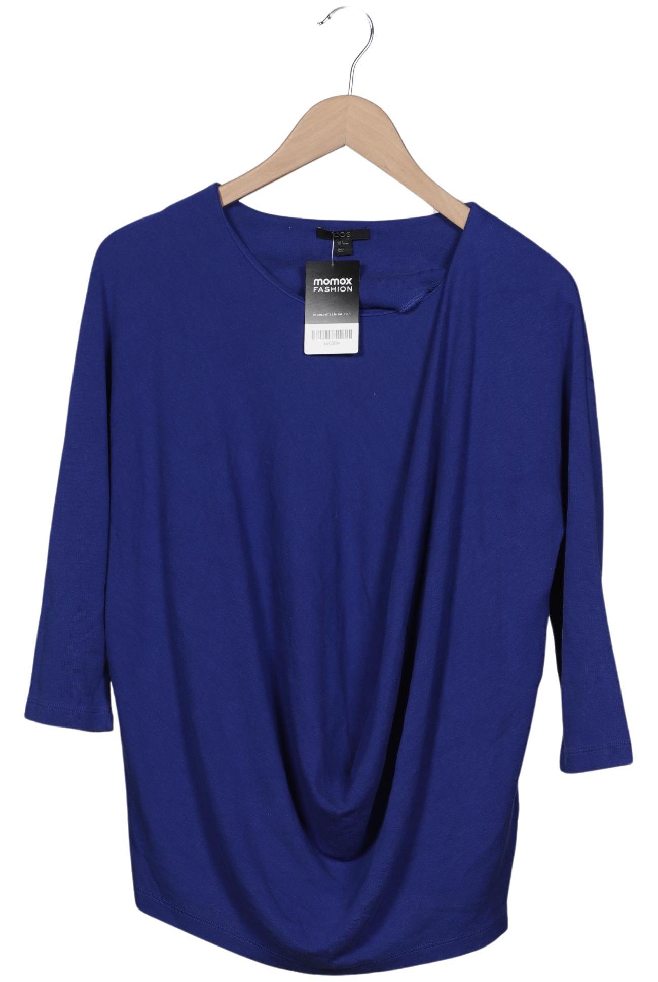 

COS Damen Sweatshirt, blau, Gr. 36