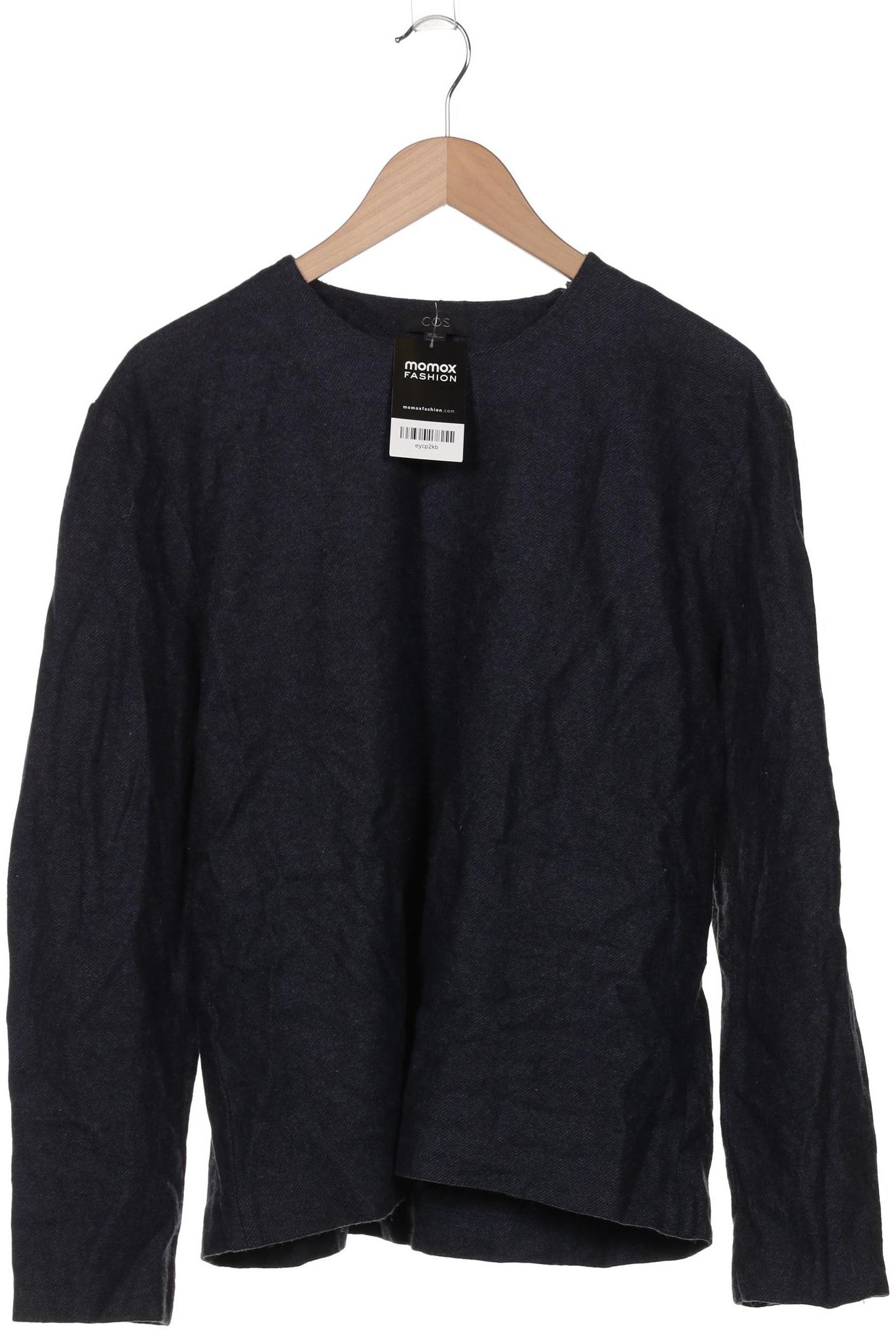 

COS Damen Sweatshirt, marineblau, Gr. 44