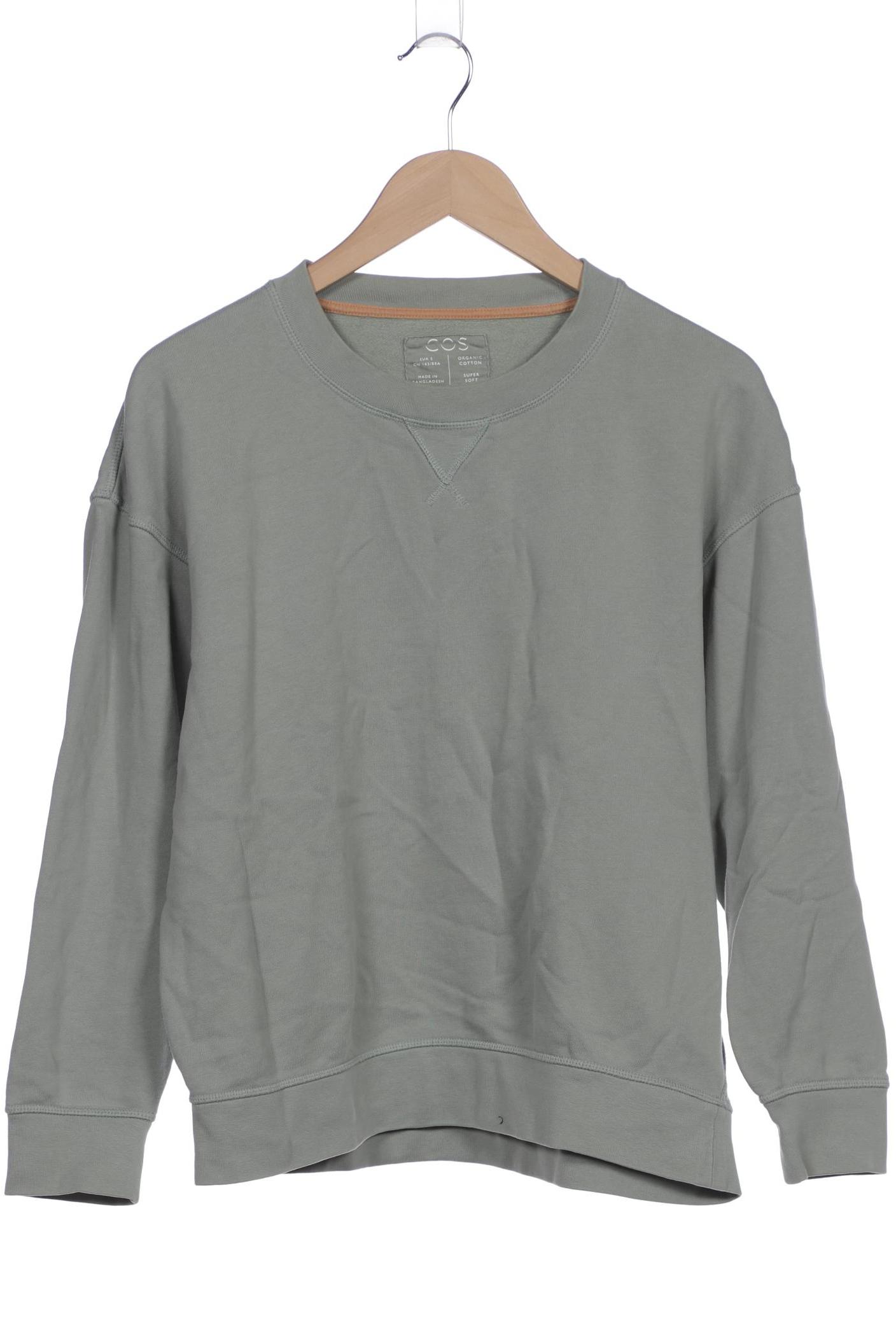 

COS Damen Sweatshirt, grün, Gr. 36