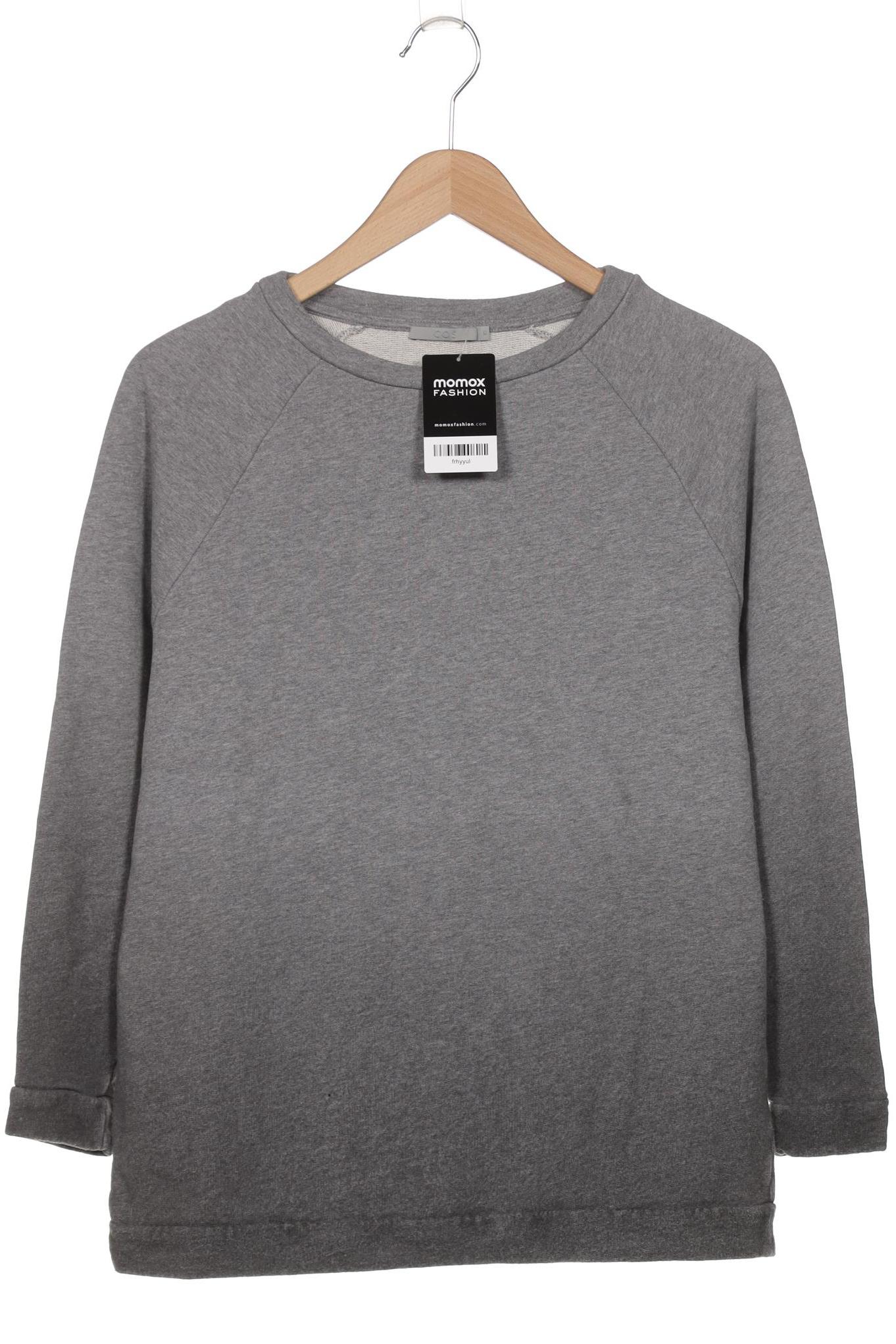 

COS Damen Sweatshirt, grau, Gr. 34