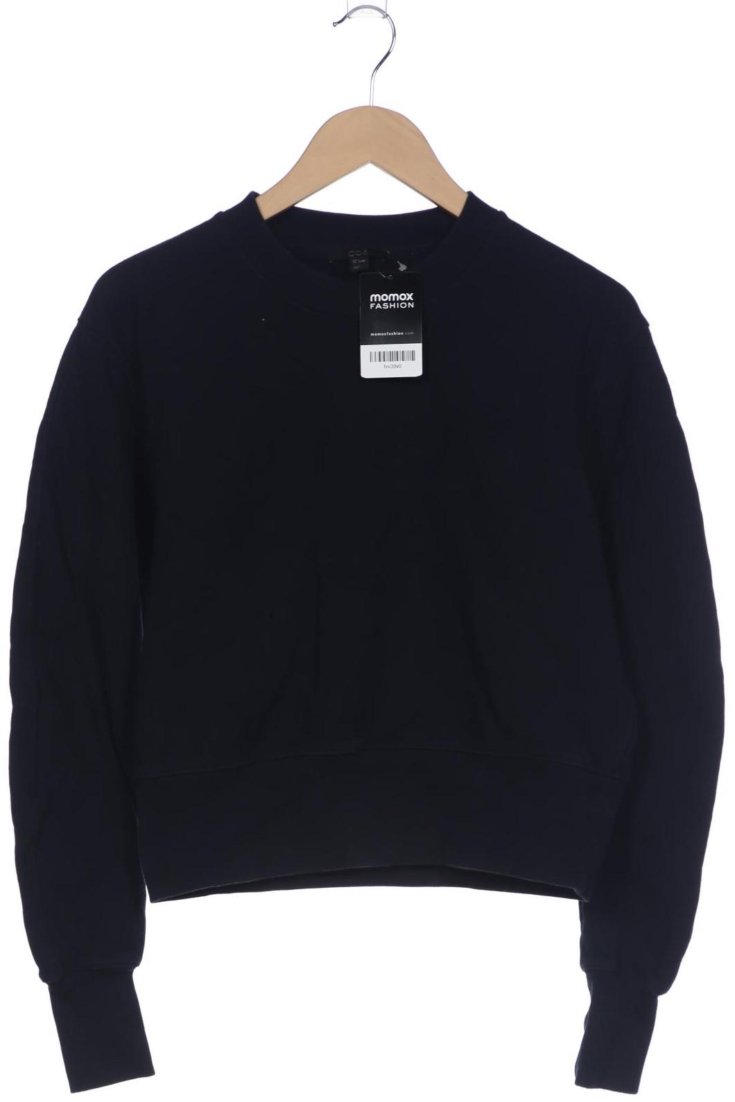 

COS Damen Sweatshirt, marineblau, Gr. 36