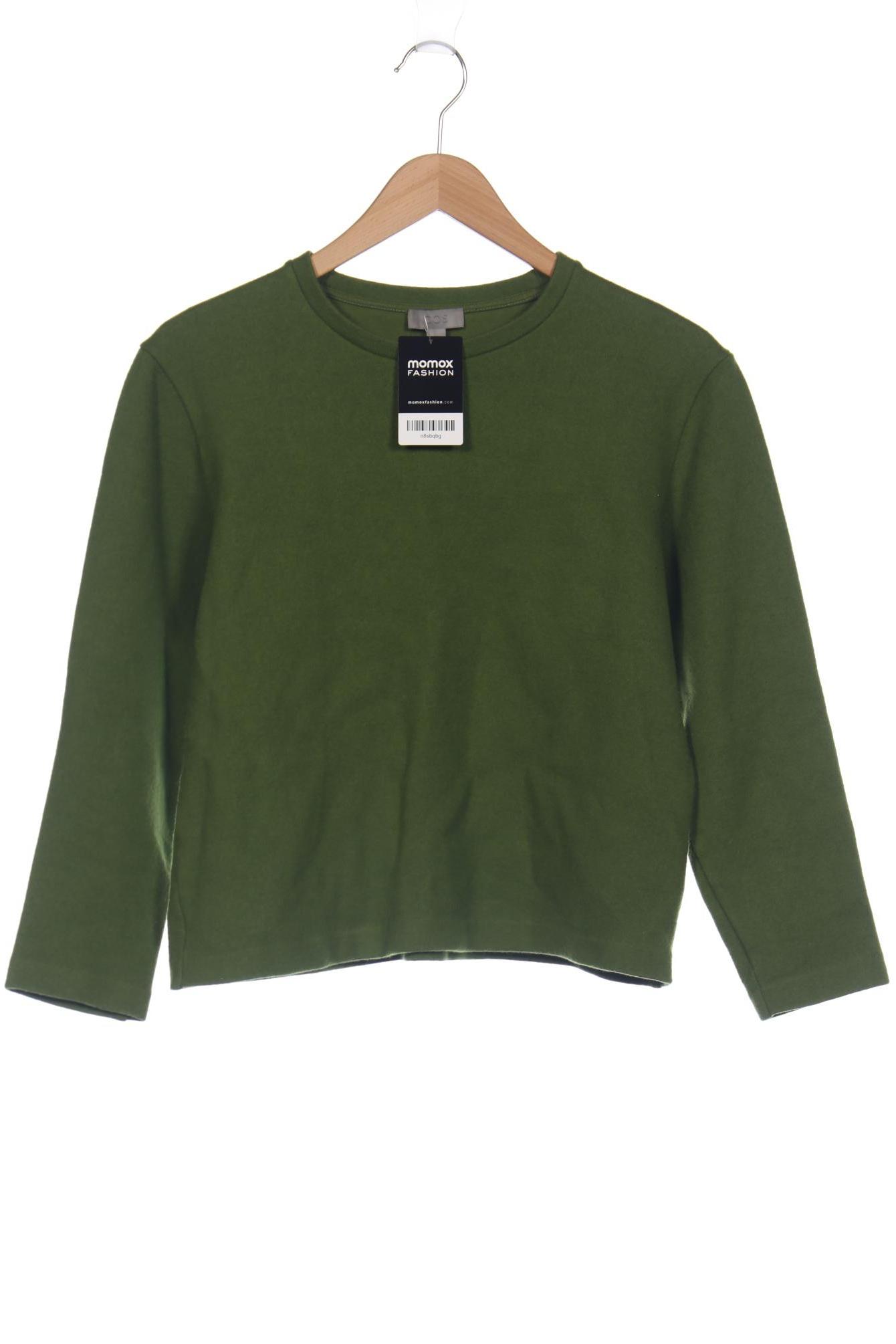 

COS Damen Sweatshirt, grün, Gr. 36