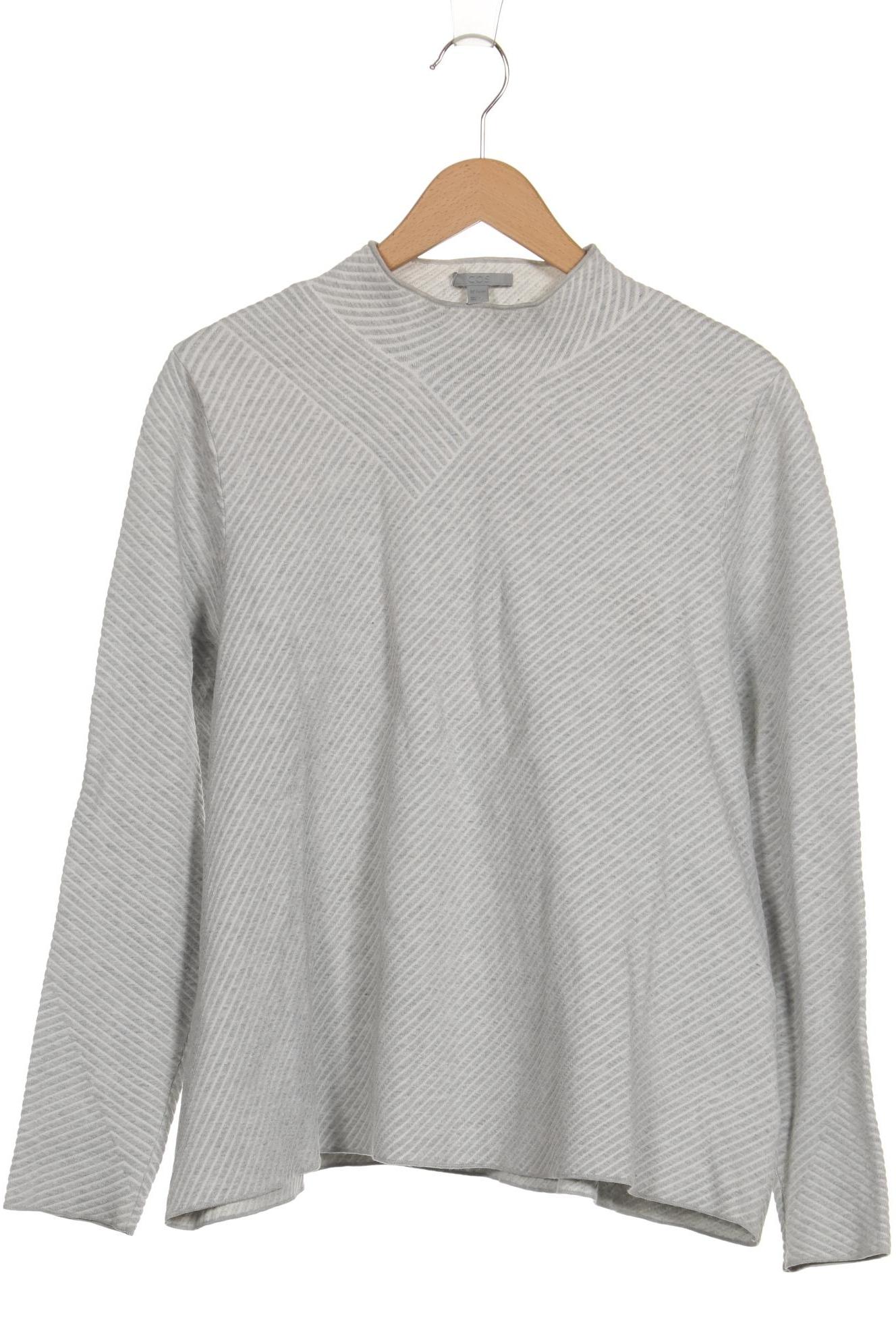 

COS Damen Sweatshirt, grau, Gr. 42