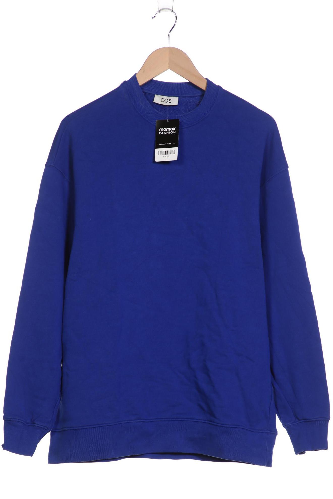 

COS Damen Sweatshirt, blau, Gr. 36