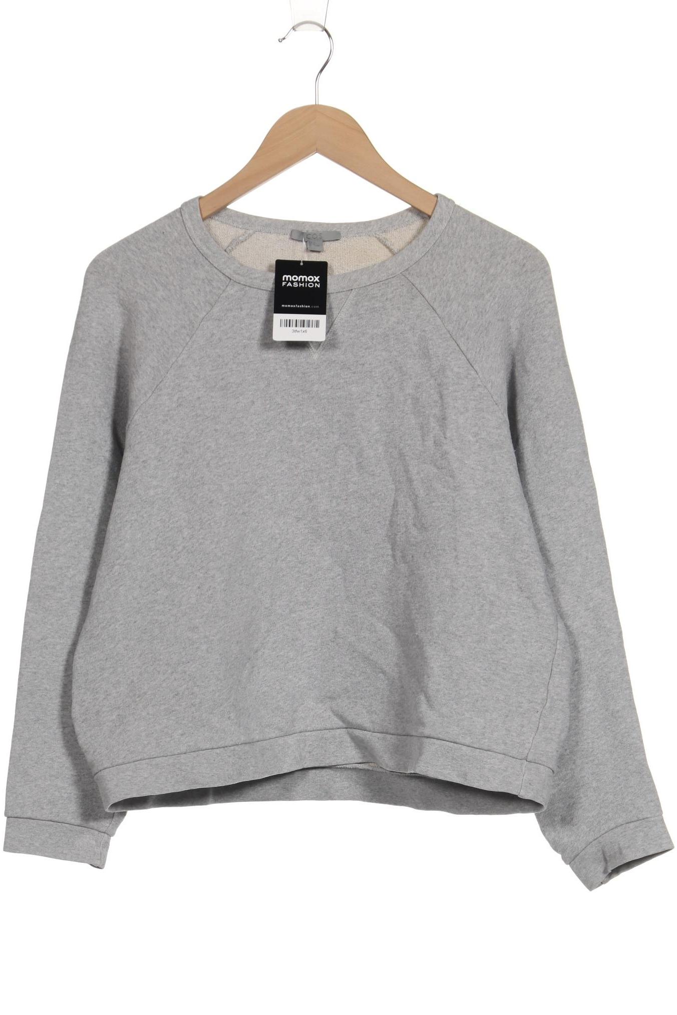

COS Damen Sweatshirt, grau, Gr. 38