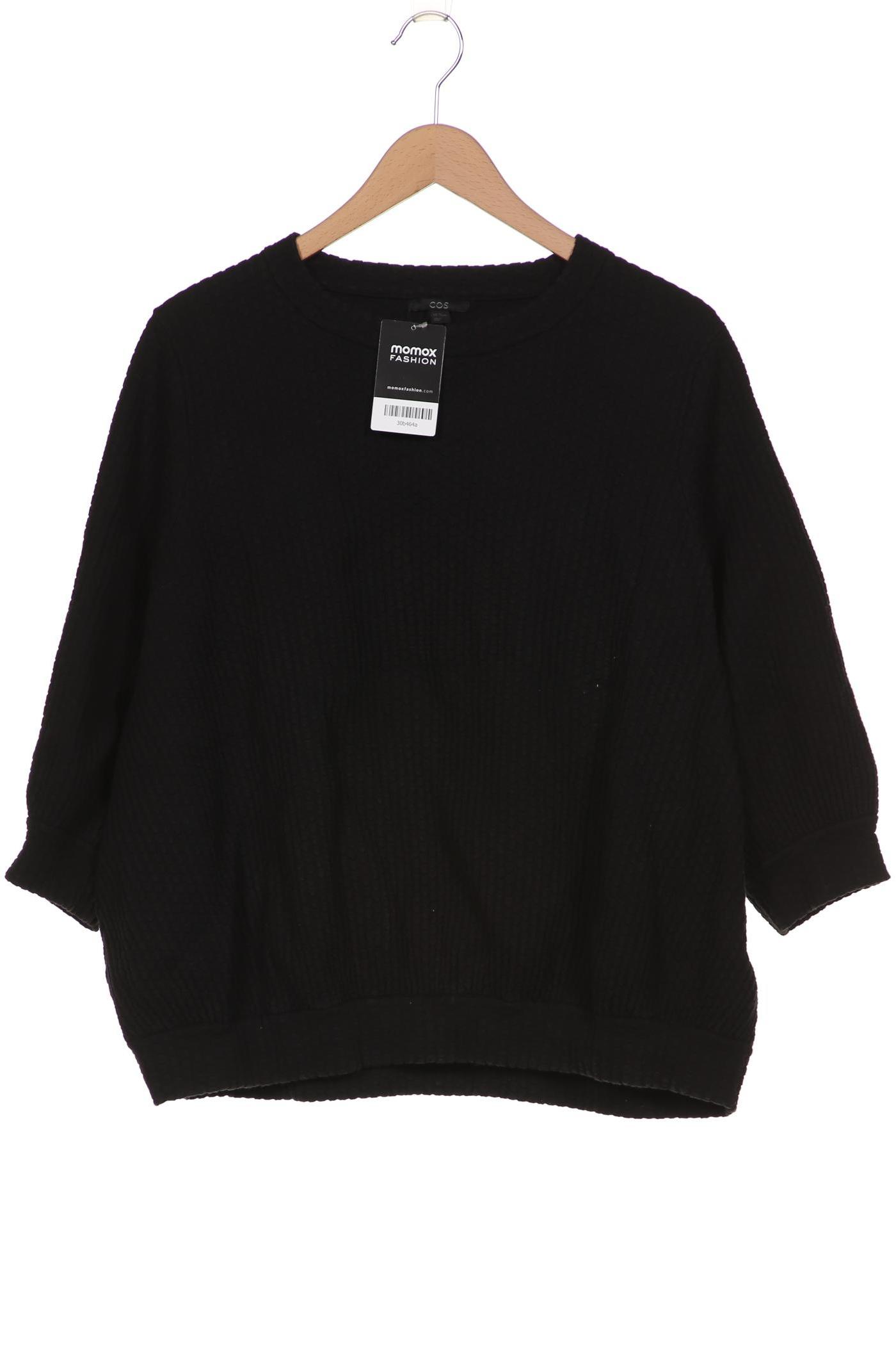 

COS Damen Sweatshirt, schwarz, Gr. 38