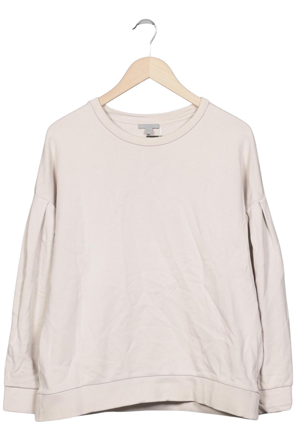 

COS Damen Sweatshirt, beige, Gr. 38