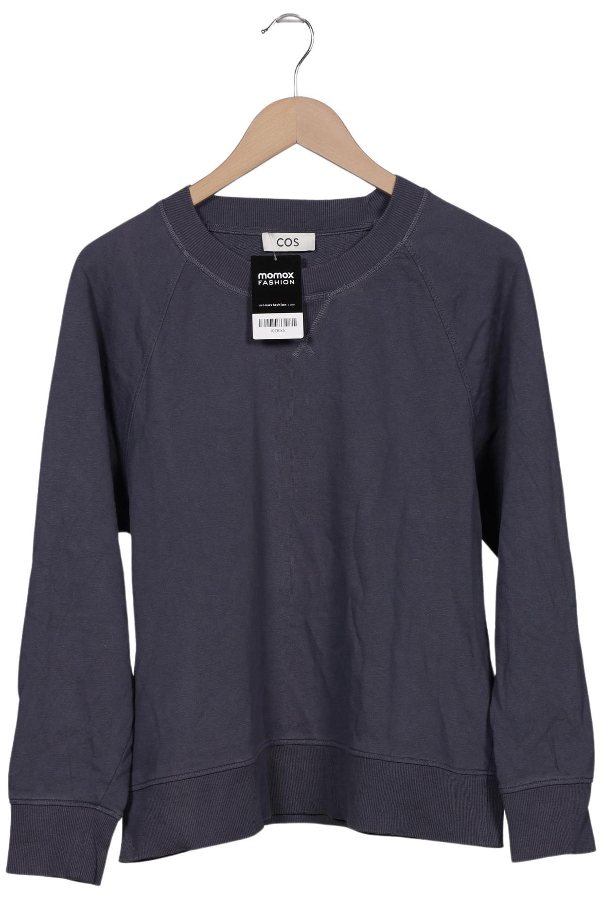 

COS Damen Sweatshirt, marineblau, Gr. 38