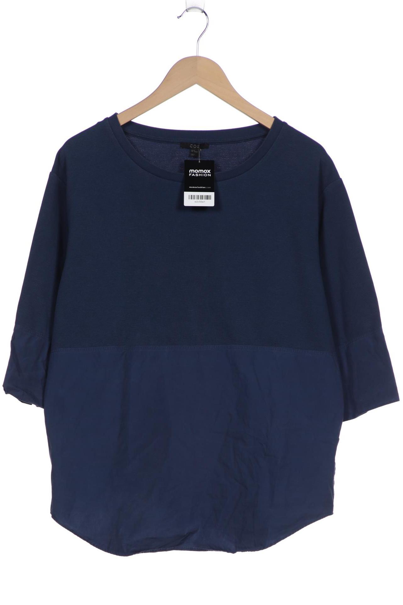 

COS Damen Sweatshirt, marineblau, Gr. 38