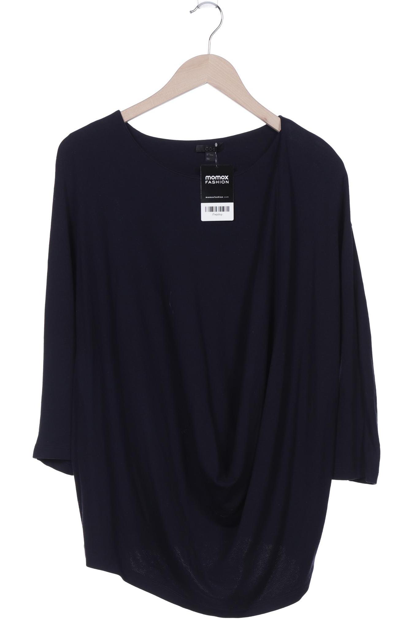 

COS Damen Sweatshirt, marineblau, Gr. 38
