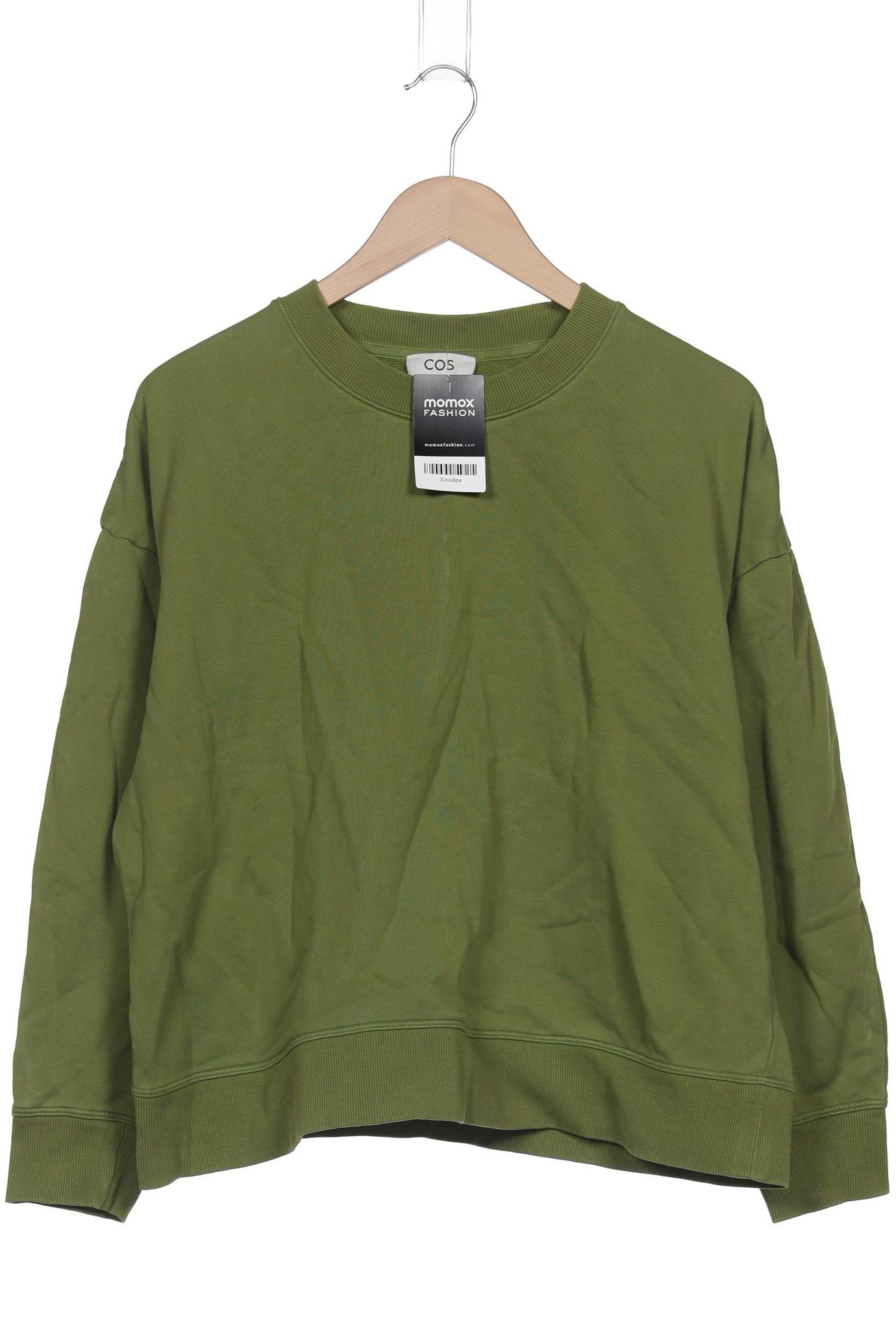 

COS Damen Sweatshirt, grün, Gr. 38