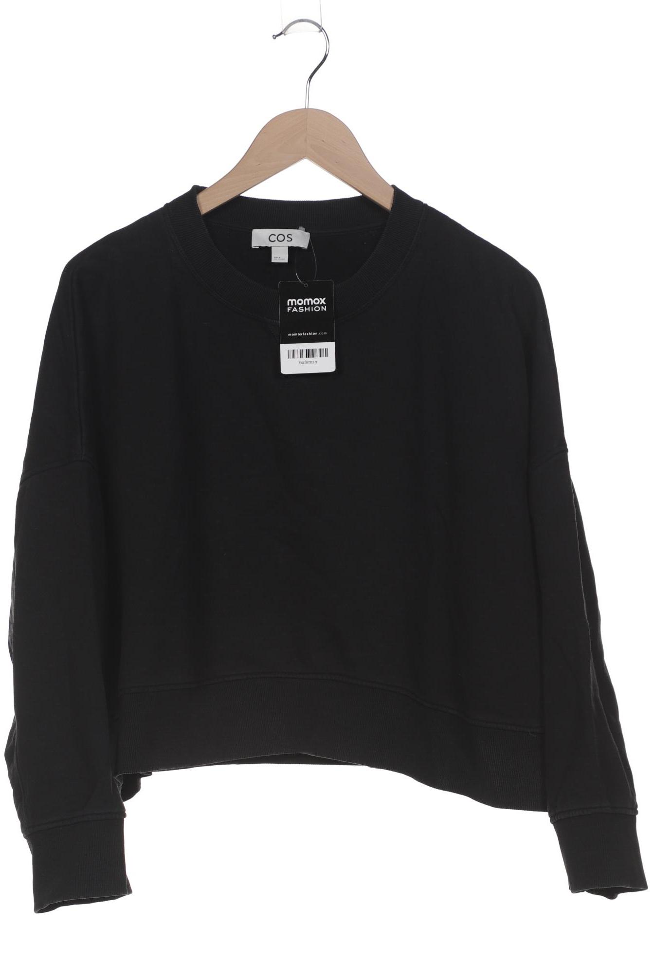 

COS Damen Sweatshirt, schwarz, Gr. 38