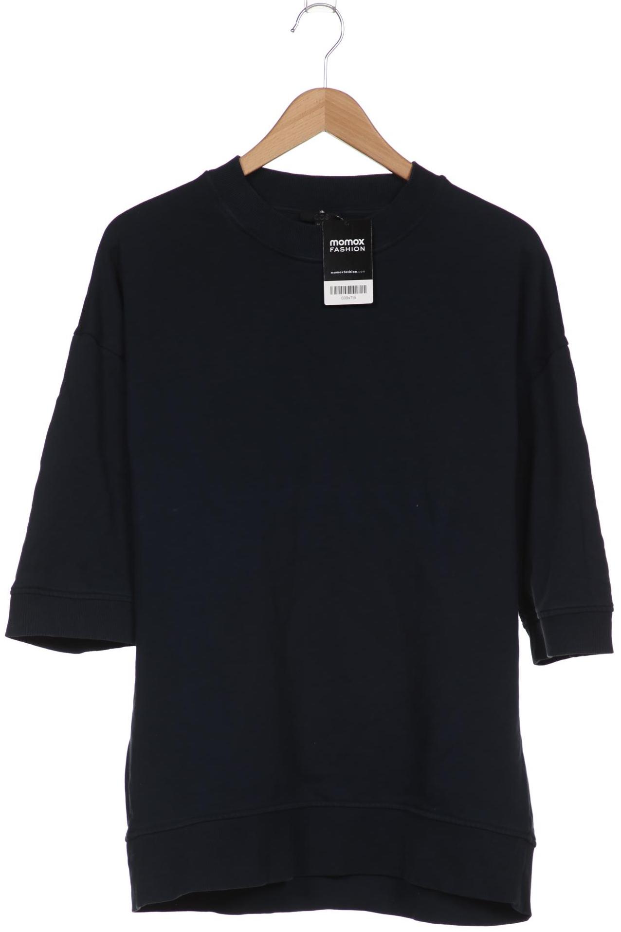 

COS Damen Sweatshirt, marineblau, Gr. 36