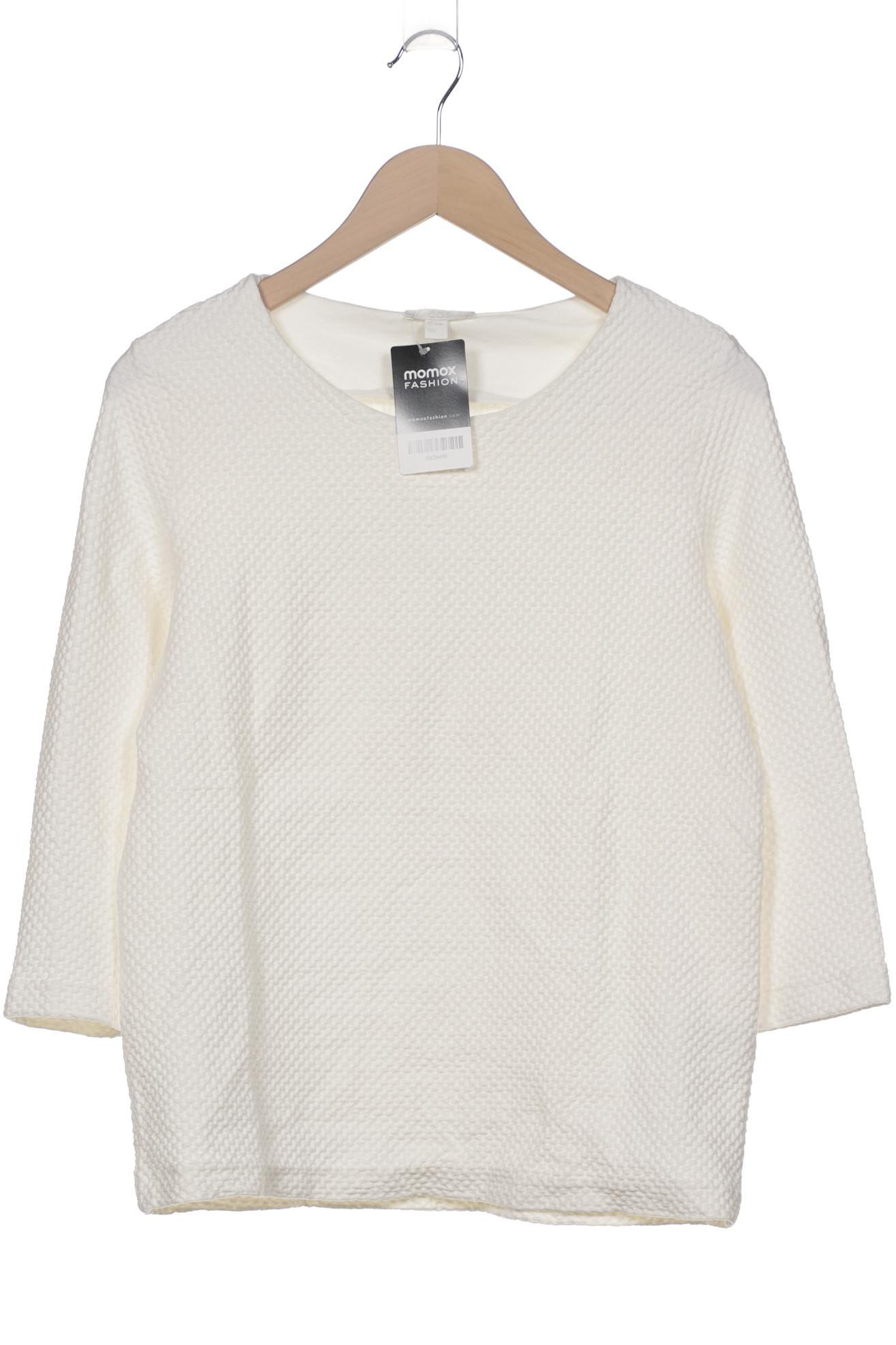 

COS Damen Sweatshirt, weiß, Gr. 36
