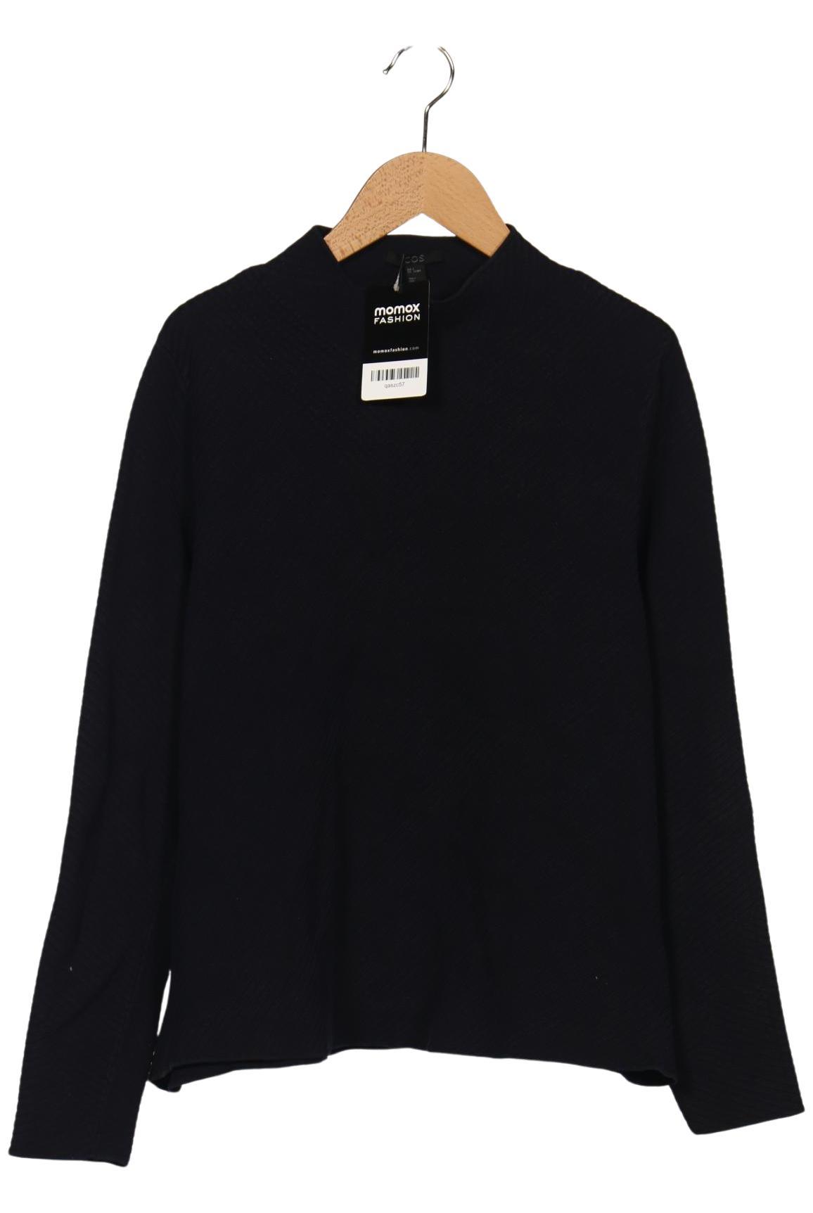 

COS Damen Sweatshirt, marineblau, Gr. 36