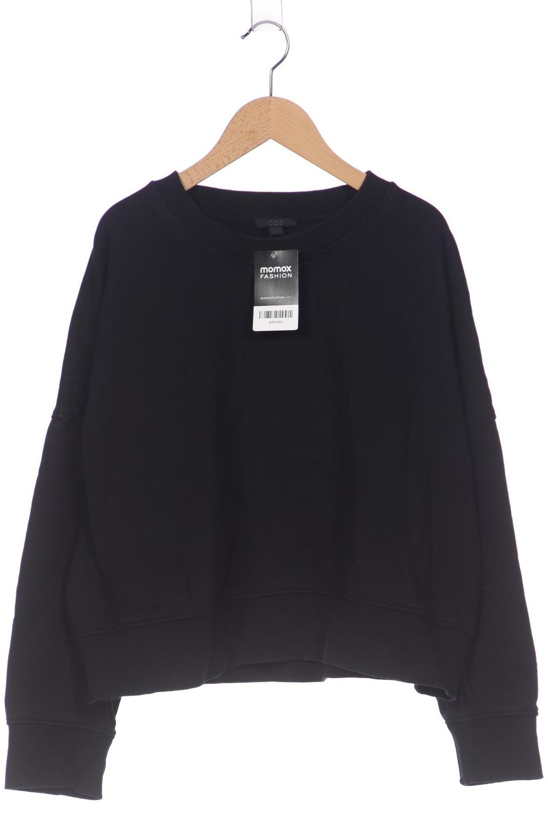 

COS Damen Sweatshirt, schwarz, Gr. 36